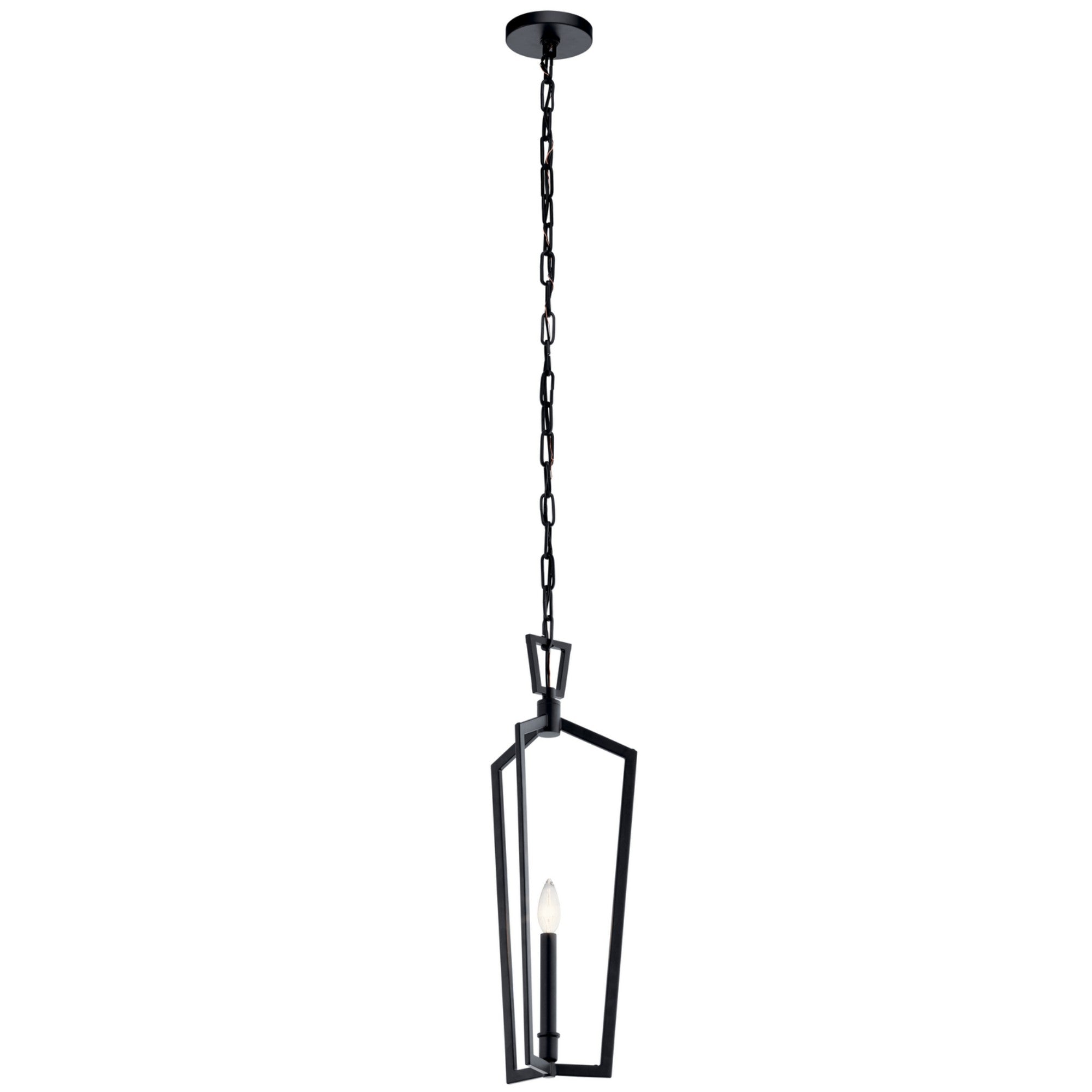 10 Inch Black Pendant Light - Modern Farmhouse Ceiling Fixture for Kitchen Island, Dining Room & Bedroom Lighting