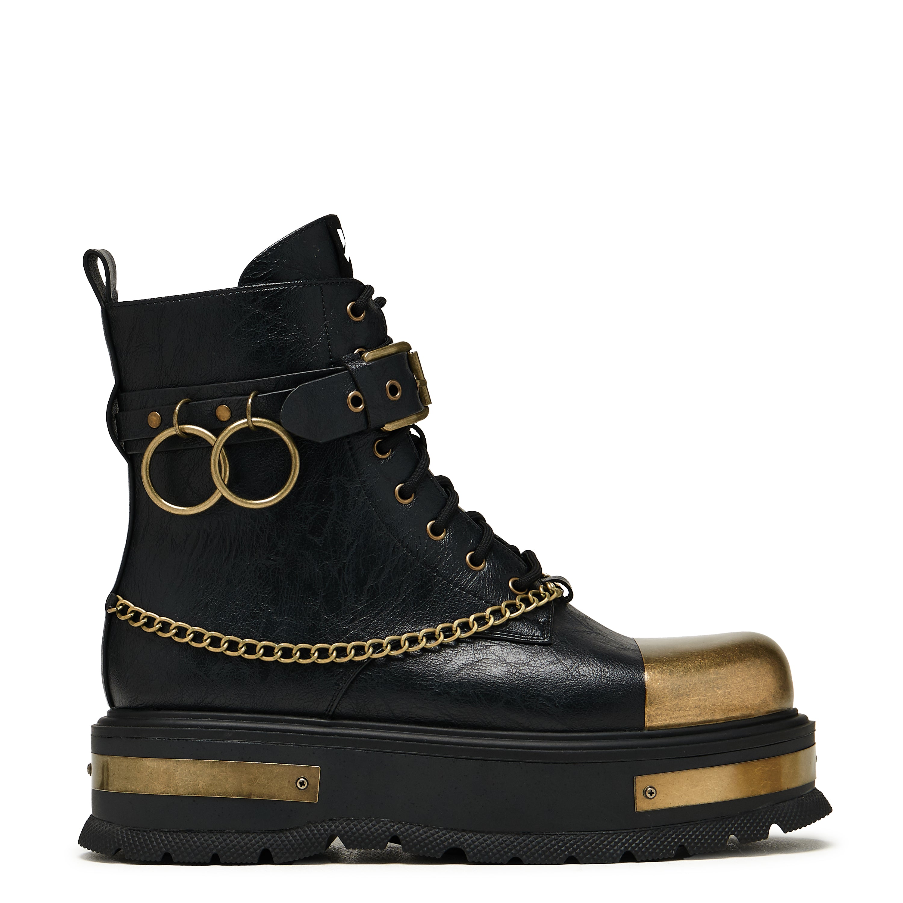 Vintage Brown Men's Platform Boots - Faded Ash | Stylish & Comfortable for Casual Outfits, Streetwear & Fall Fashion