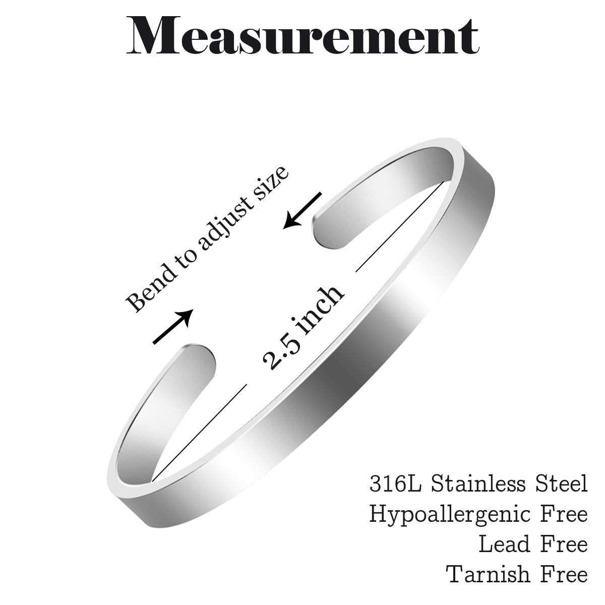 Custom Inspirational Mantra Bracelet - Gold/Silver Plated Stainless Steel Engraved Bangle for Women & Men | Motivational Gift with Personalized Message | Perfect for Yoga, Meditation, Daily Wear & Special Occasions