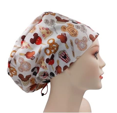 Adjustable Euro Work Cap for Women - Stylish & Comfortable Snack-Themed Hat - Perfect for Work, Outdoor Activities & Casual Wear