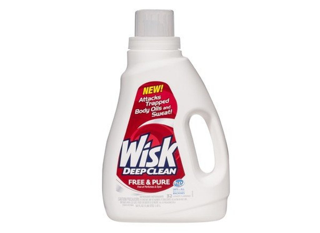 Wisk Deep Clean Liquid Laundry Detergent | Free & Pure Formula | 50 oz | Powerful Stain Removal for Whites & Colors | Ideal for Family Laundry & Tough Stains