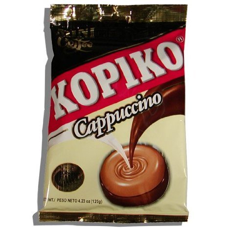 Kopiko Cappuccino Candy 4.23 oz (120g) - Rich Coffee Flavor Bite-Sized Candies - Perfect for Office Snacks, Travel Treats & Coffee Lovers Gifts