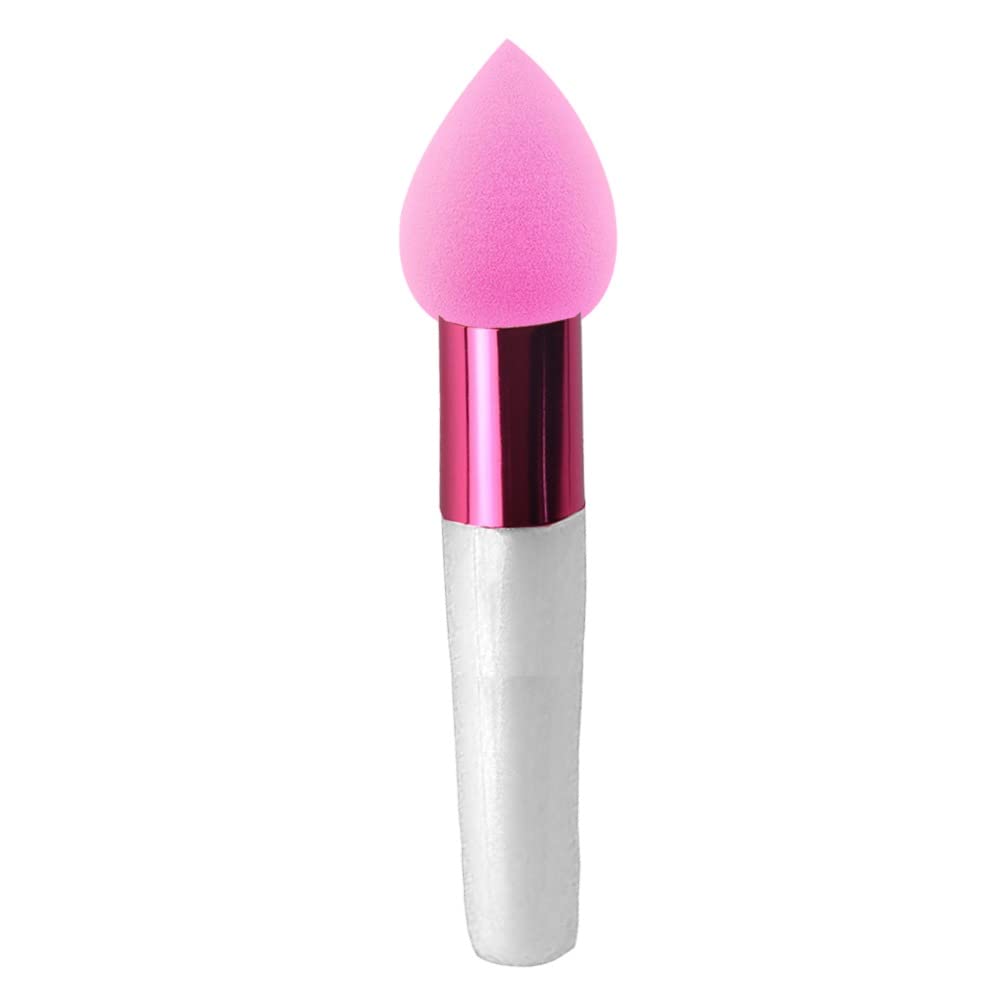 Mini Tandem Sponge Makeup Blender with Handle - Flawless Application for Foundation & Powder