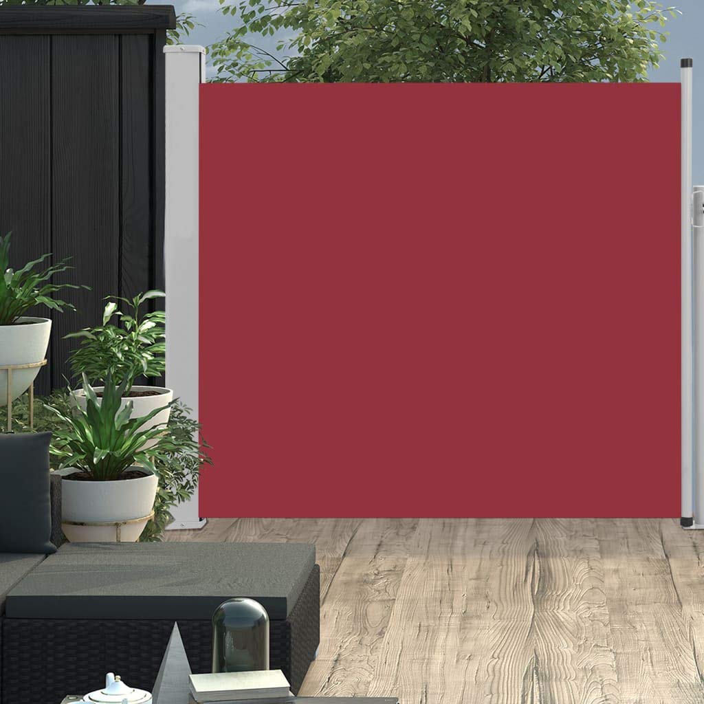 vidaXL Retractable Patio Side Awning - 66.9x118.1 Inch Sun Shade, Wind Screen & Privacy Divider for Garden, Outdoor, Patio & Terrace | Perfect for Backyard Relaxation & Outdoor Entertaining