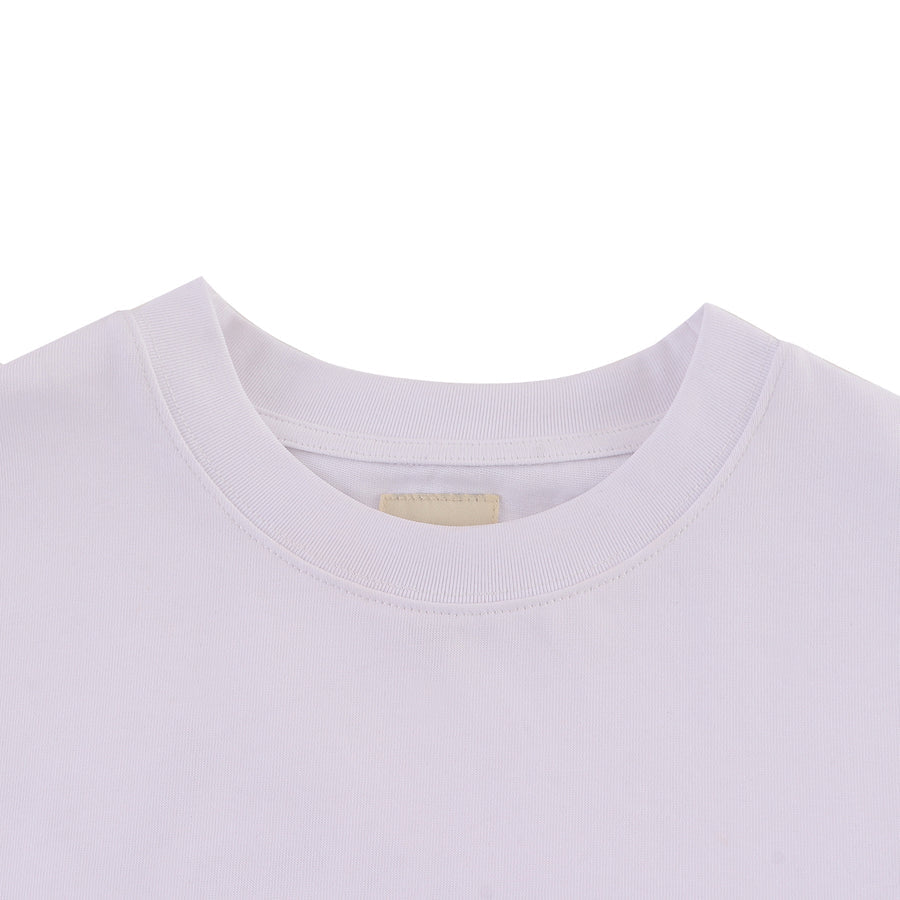 ASUSL Big Triangle Tee - White Cotton T-Shirt for Men & Women | Casual Streetwear, Graphic Print, Comfort Fit | Perfect for Everyday Wear, Outings & Fashion Statements