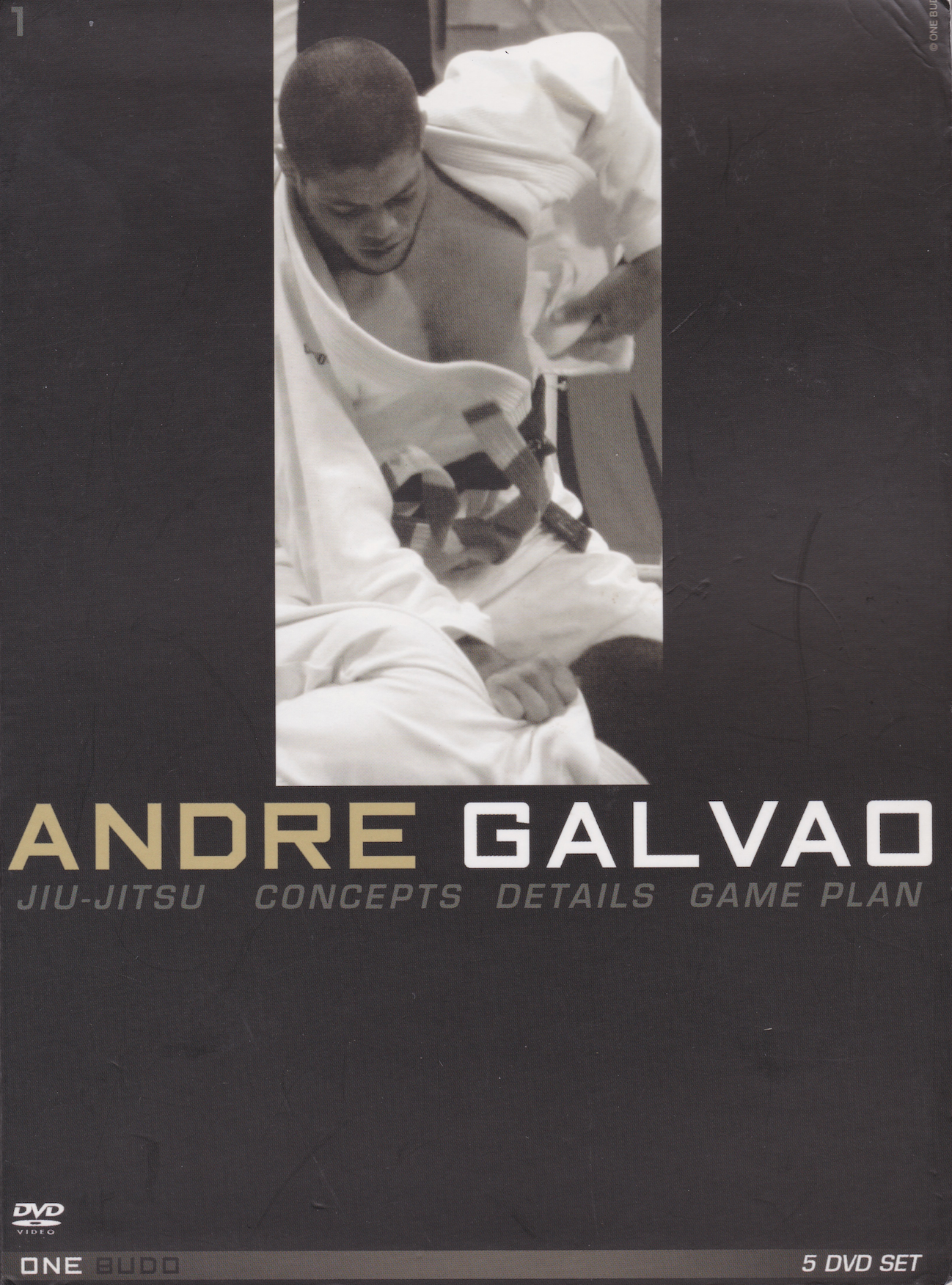 Andre Galvao Jiu Jitsu Concepts & Gameplan DVD Set - 5 Discs (Used) - Learn Advanced BJJ Techniques for Competition & Self-Defense