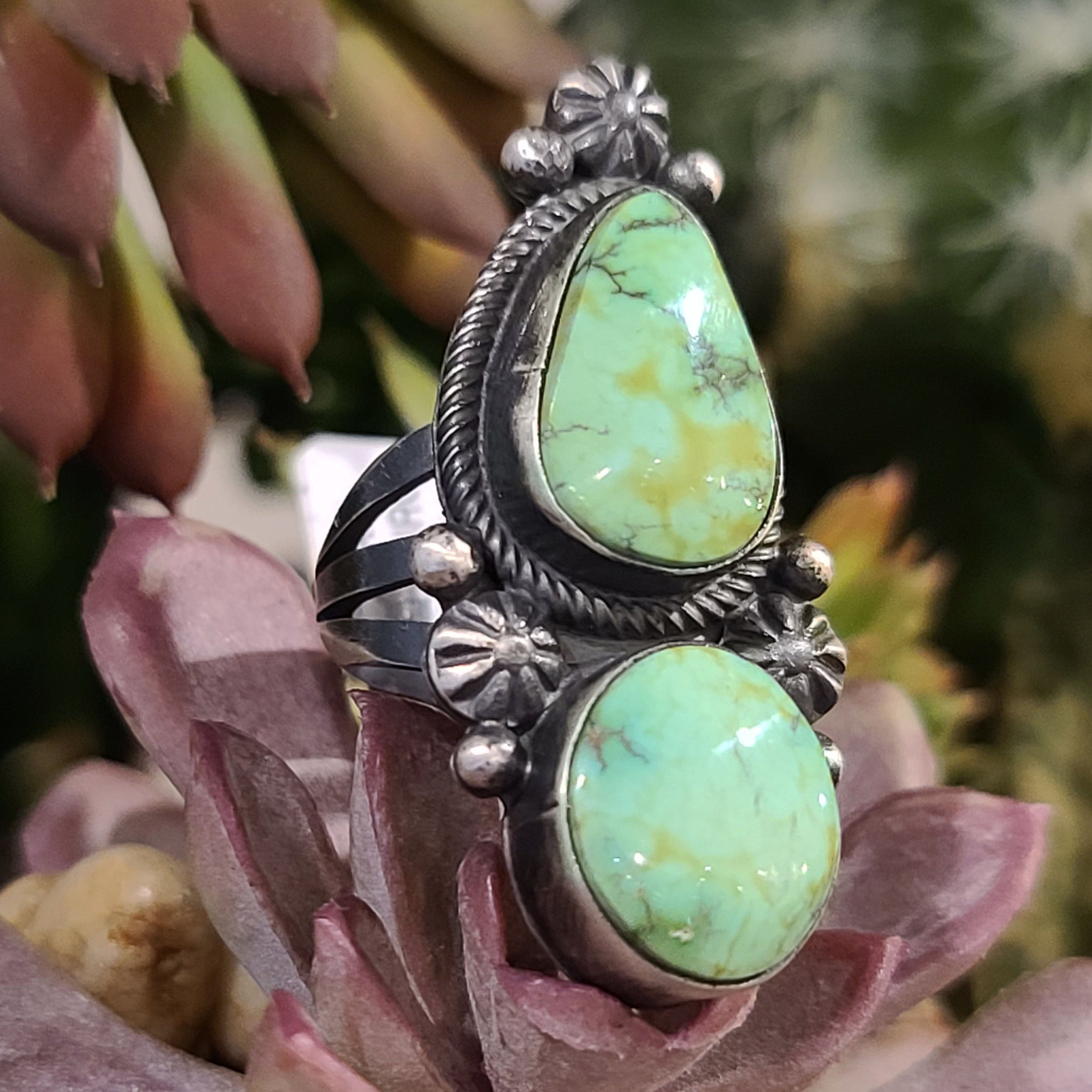 Indian Touch Of Gallup Sonorangold2Stonerin It9 R - Authentic Native American Jewelry & Accessories for Special Occasions & Cultural Events