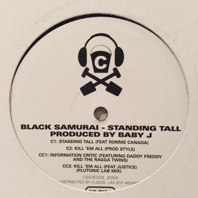 Black Samurai – Standing Tall C Side Trax – CSIDE004 | Japanese Hip Hop Vinyl Record | Perfect for DJ Sets & Music Collectors