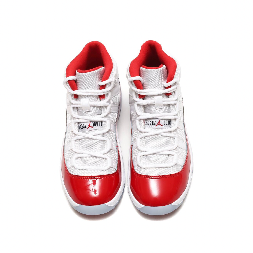 Air Jordan 11 Retro Cherry (2022) PS - White, Varsity Red & Black Basketball Shoes for Men - Perfect for Court Play and Streetwear Fashion