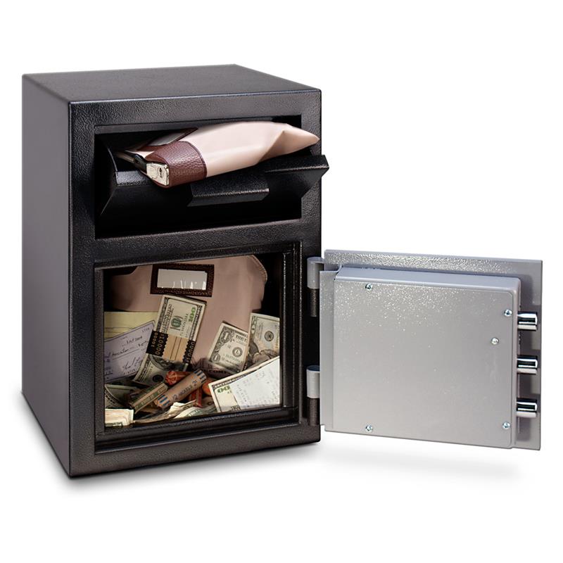 Mesa MFL2014E Electronic Lock Depository Safe - Secure Cash & Valuables for Home, Office, or Retail Use