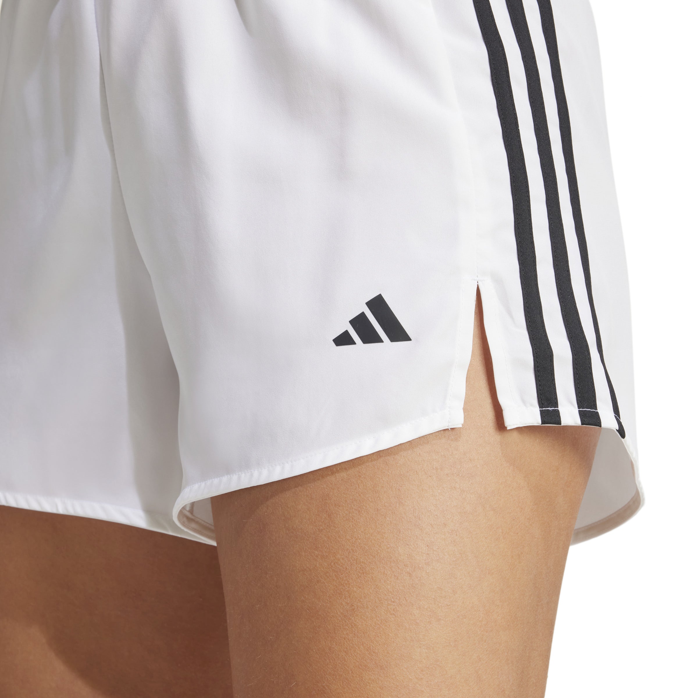 Adidas Women's 3-Stripes High-Rise Athletic Shorts - Gym Workout, Running & Casual Wear