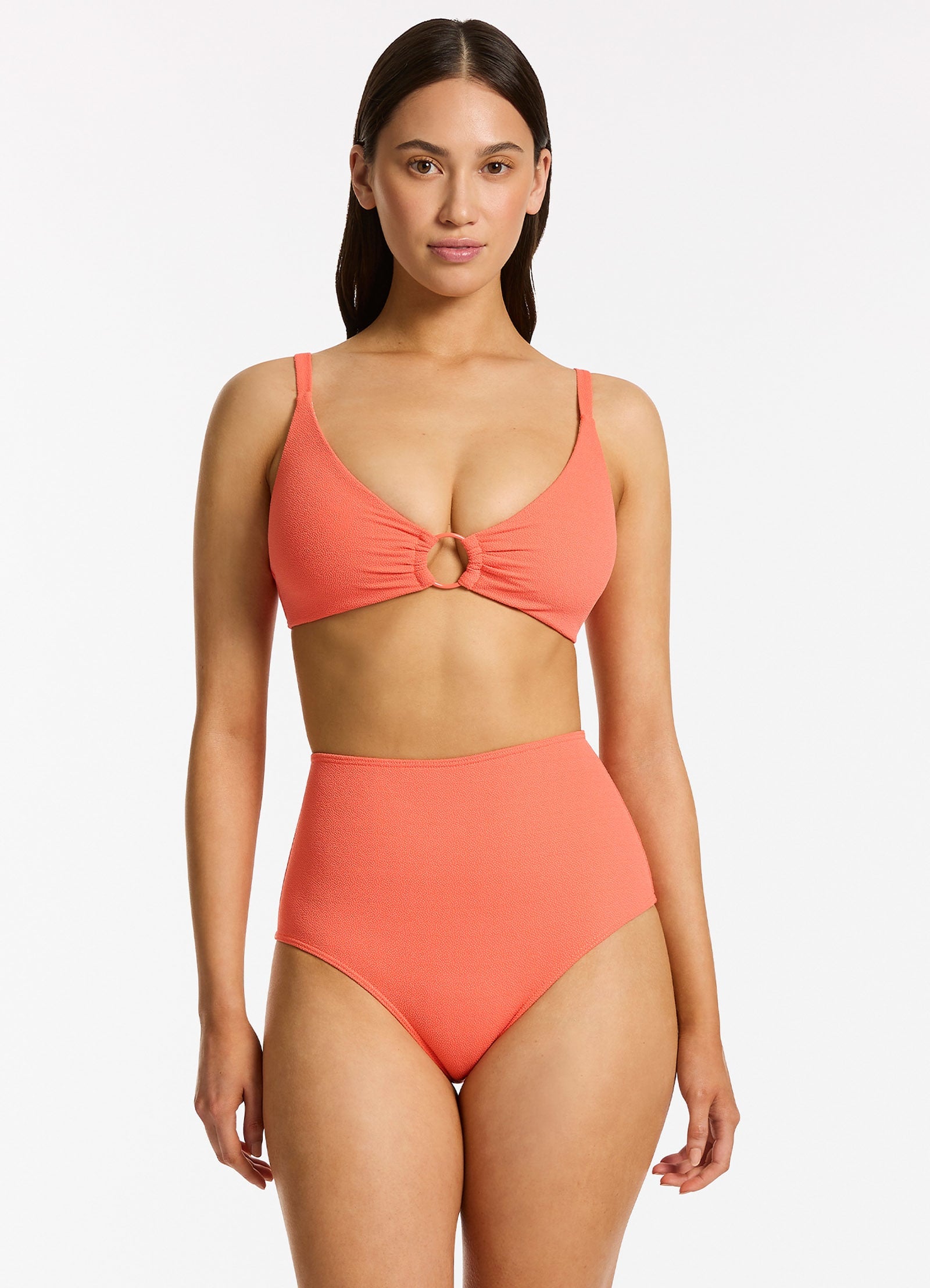 Alessia C D Triangle Bikini Top - Sexy Swimwear for Women, Supportive & Comfortable Bikini Bra - Perfect for Beach, Pool Party & Summer Vacation