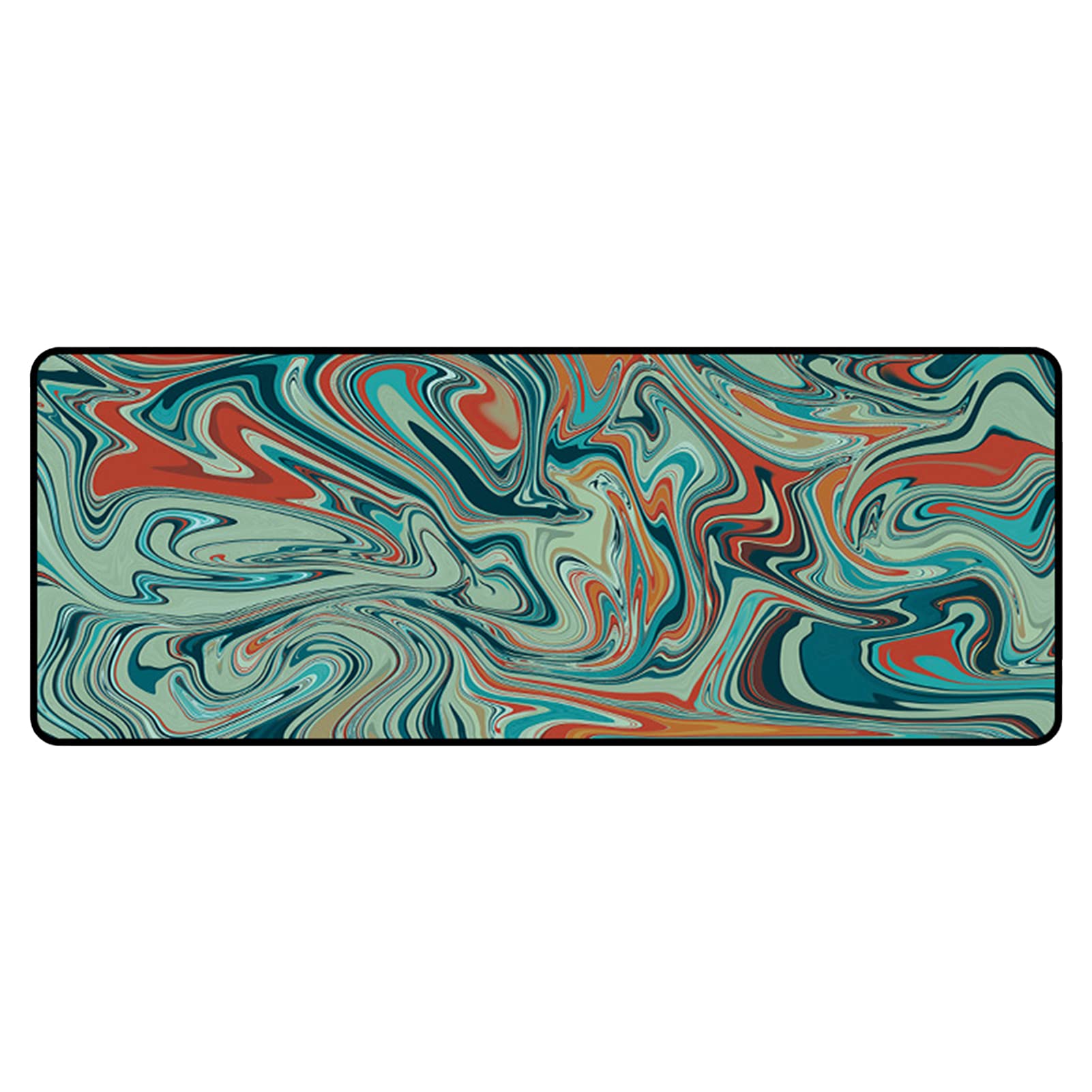 ZTGD Large Gaming Mouse Pad - Non-Slip Thickened Desk Mat with Abstract Art Design for PC, Computer & Office Use - Perfect for Gaming, Work & Home Office Setup