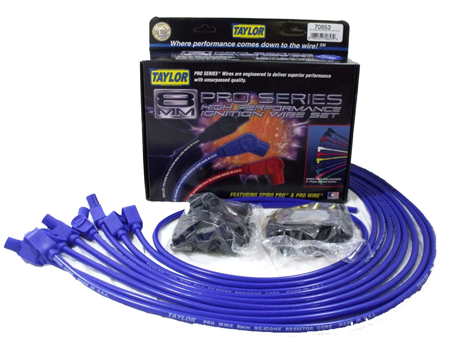 Taylor 70660 90 Degree Spark Plug Boot - High Performance Ignition Wire Connector for Cars, Trucks & Motorcycles - Perfect for Engine Tune-Ups & Automotive Repairs