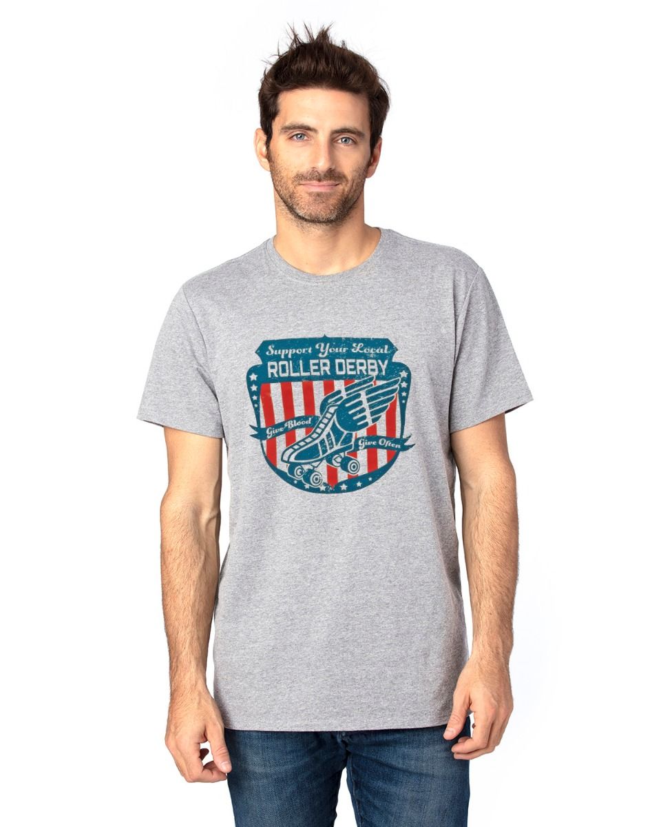 Roller Derby Classic T-Shirt for Men & Women | Vintage Style Cotton Tee | Perfect for Skating, Concerts & Casual Wear