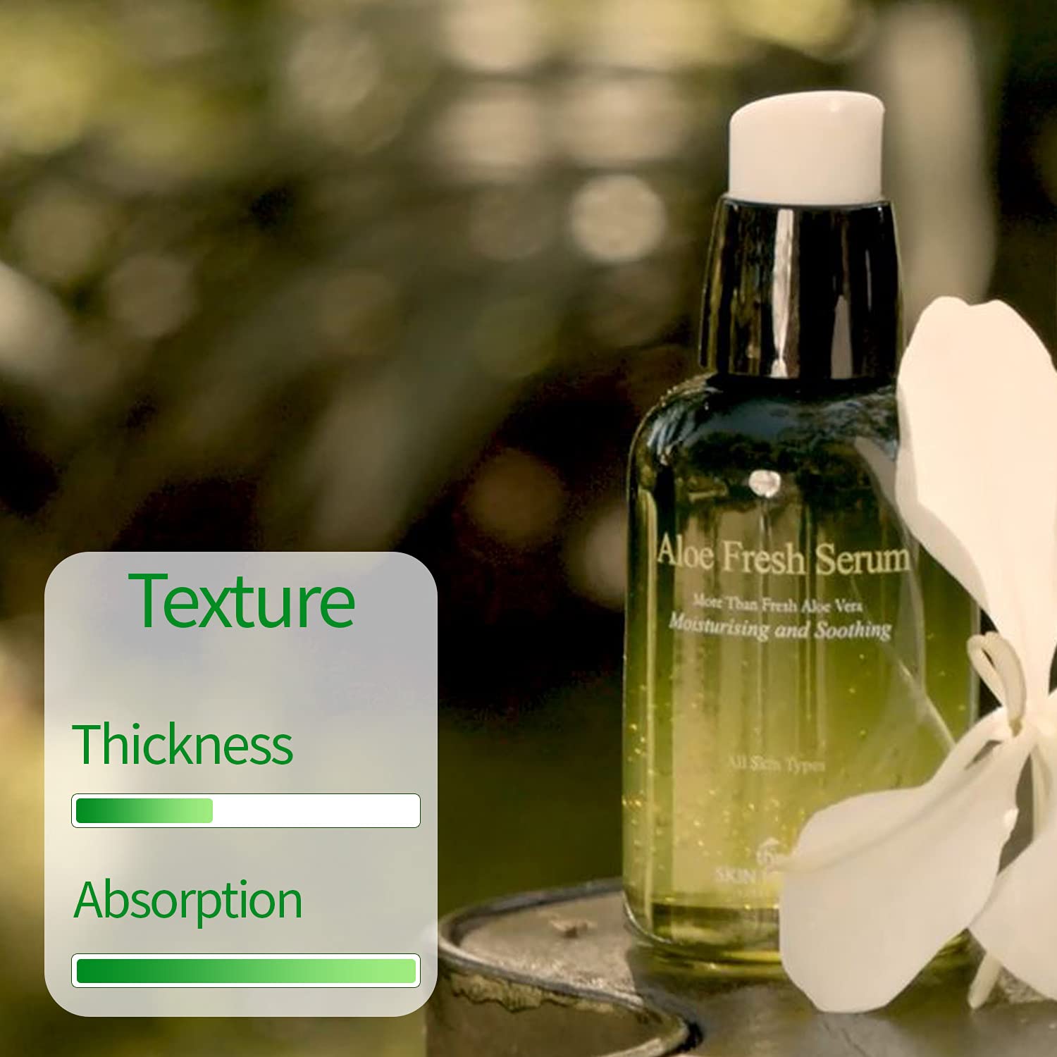 THE SKIN HOUSE Aloe Fresh Serum 1.7 fl.oz (50ml) - Soothing, Calming & Moisturizing Facial Serum with Aloe Vera, Collagen & Betaine | Korean Skincare for Dry, Sensitive & Irritated Skin | Perfect for Daily Hydration & Post-Sun Care