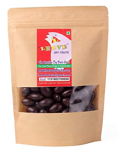 Leeve Dry Fruits Milk Chocolate Covered Almonds 400g - Premium Snack for Office, Travel & Healthy Desserts