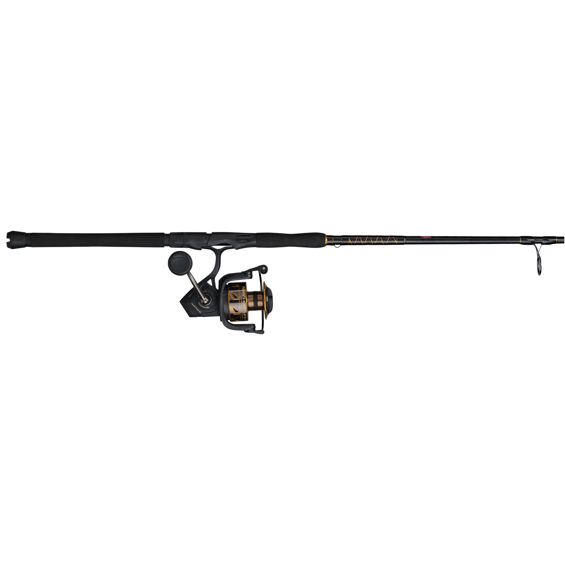 Battle® III Spinning Rod and Reel Combo - Premium Fishing Gear for Freshwater & Saltwater Anglers - Perfect for Bass, Trout, and Saltwater Fishing Adventures