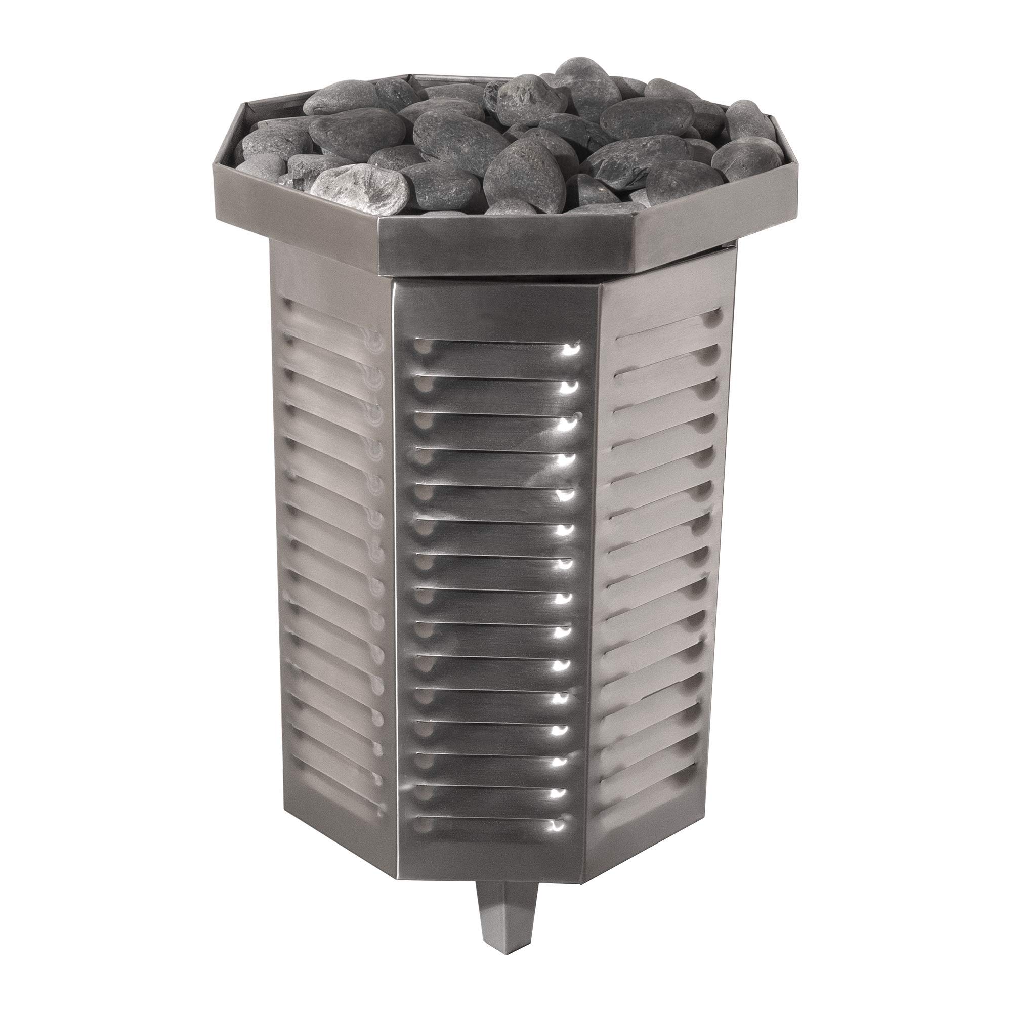 Premium 240V Sauna Heater with Liquid Propane | 321 Stainless Steel Construction & Solid Rock Tray | 60-Minute Timer & Pilot Ignition | Made in USA Since 1964 | Perfect for Home Spas, Wellness Centers & Luxury Sauna Installations