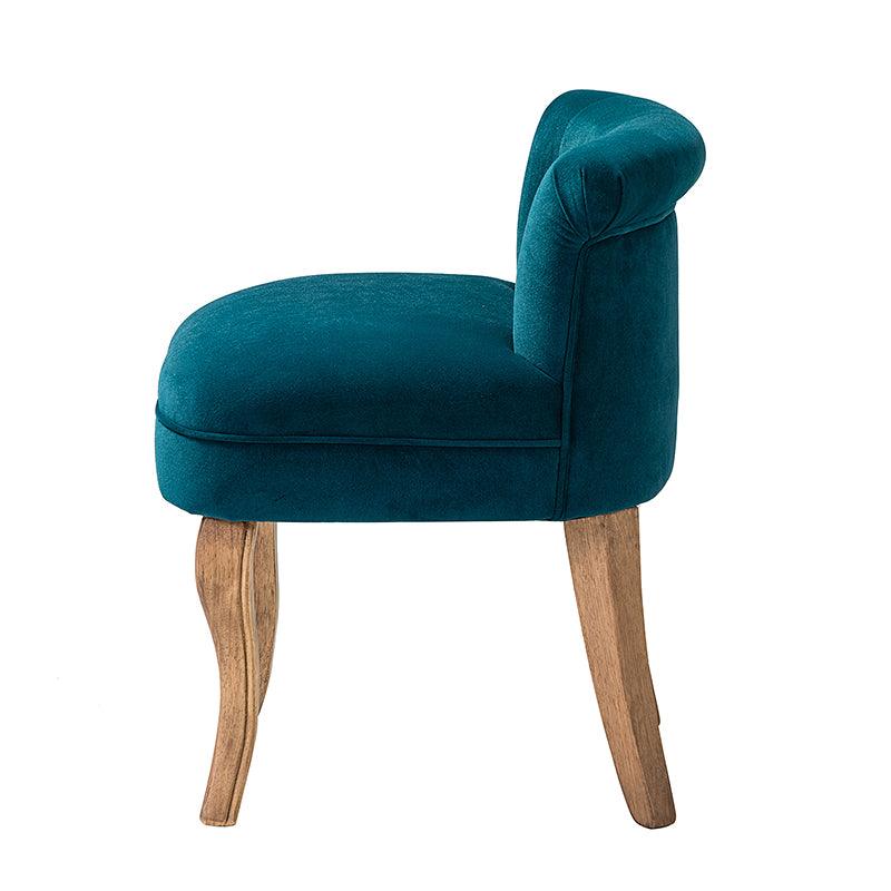 Moises Velvet Vanity Stool with Optional Types - Elegant Makeup Stool for Dressing Table, Bedroom & Bathroom