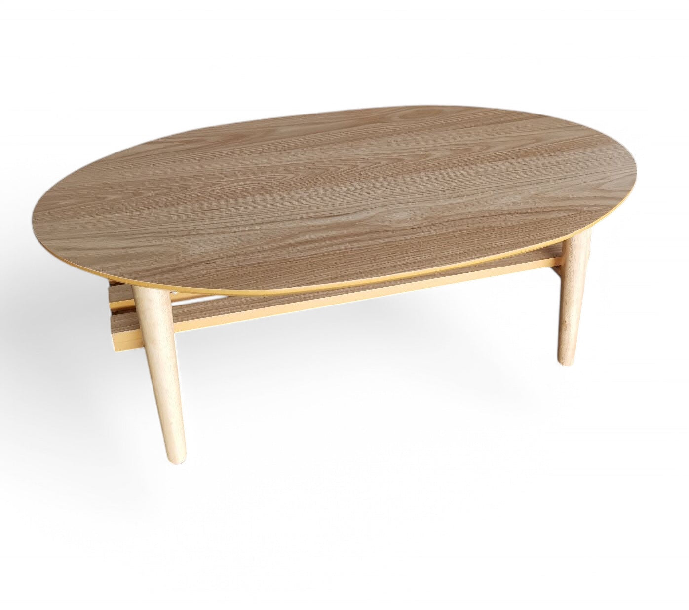 Stylish Oval Coffee Table - Modern Living Room Centerpiece for Home Decor & Entertaining