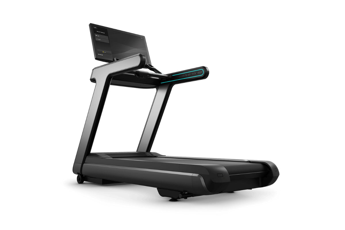 Matrix Onyx Treadmill - Foldable Electric Running Machine with LCD Display & Bluetooth Speakers for Home Gym, Cardio Workouts & Indoor Fitness Training
