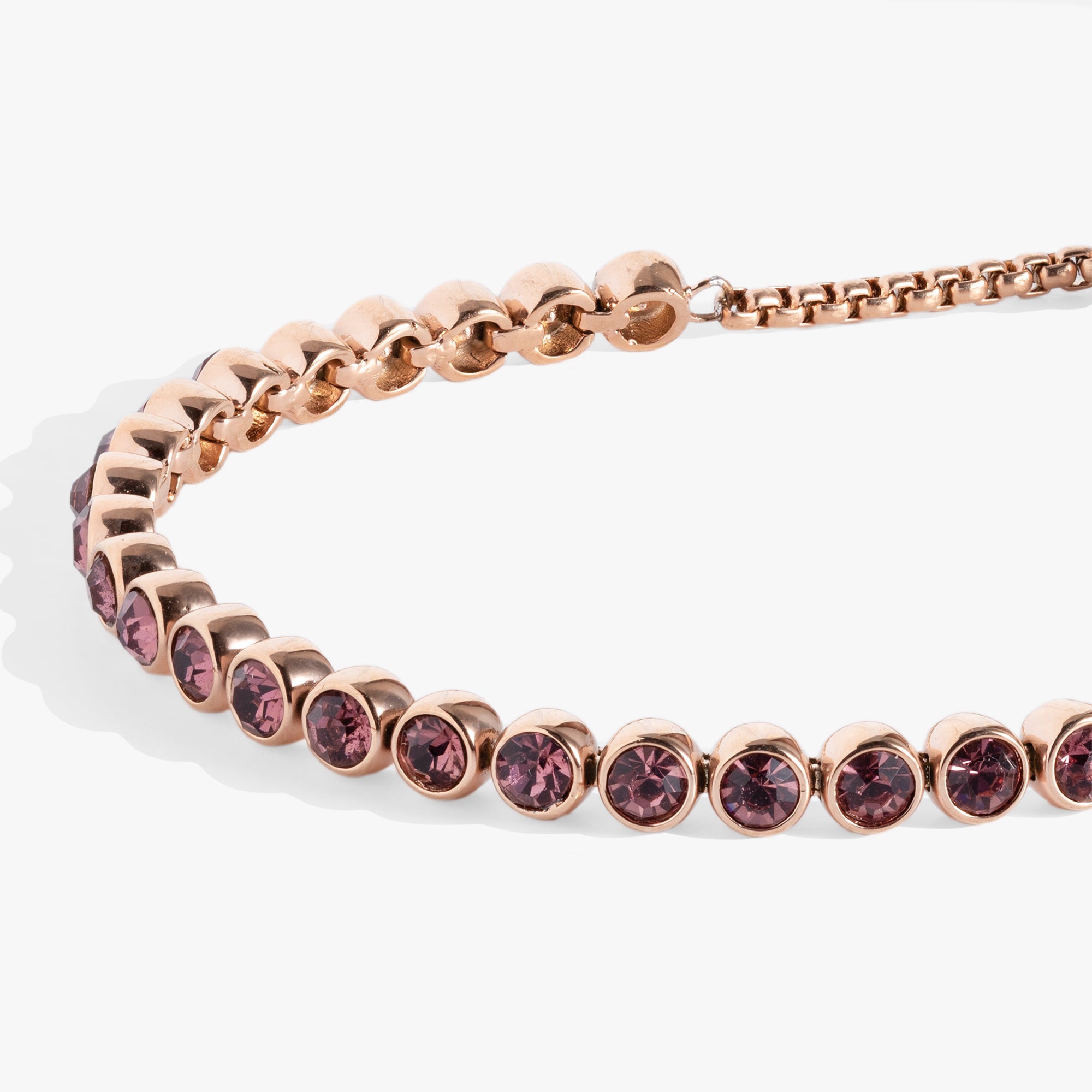 Elegant Bolo Crystal Tennis Bracelet for Women - Sparkling Cubic Zirconia & Sterling Silver - Perfect for Weddings, Parties & Everyday Wear