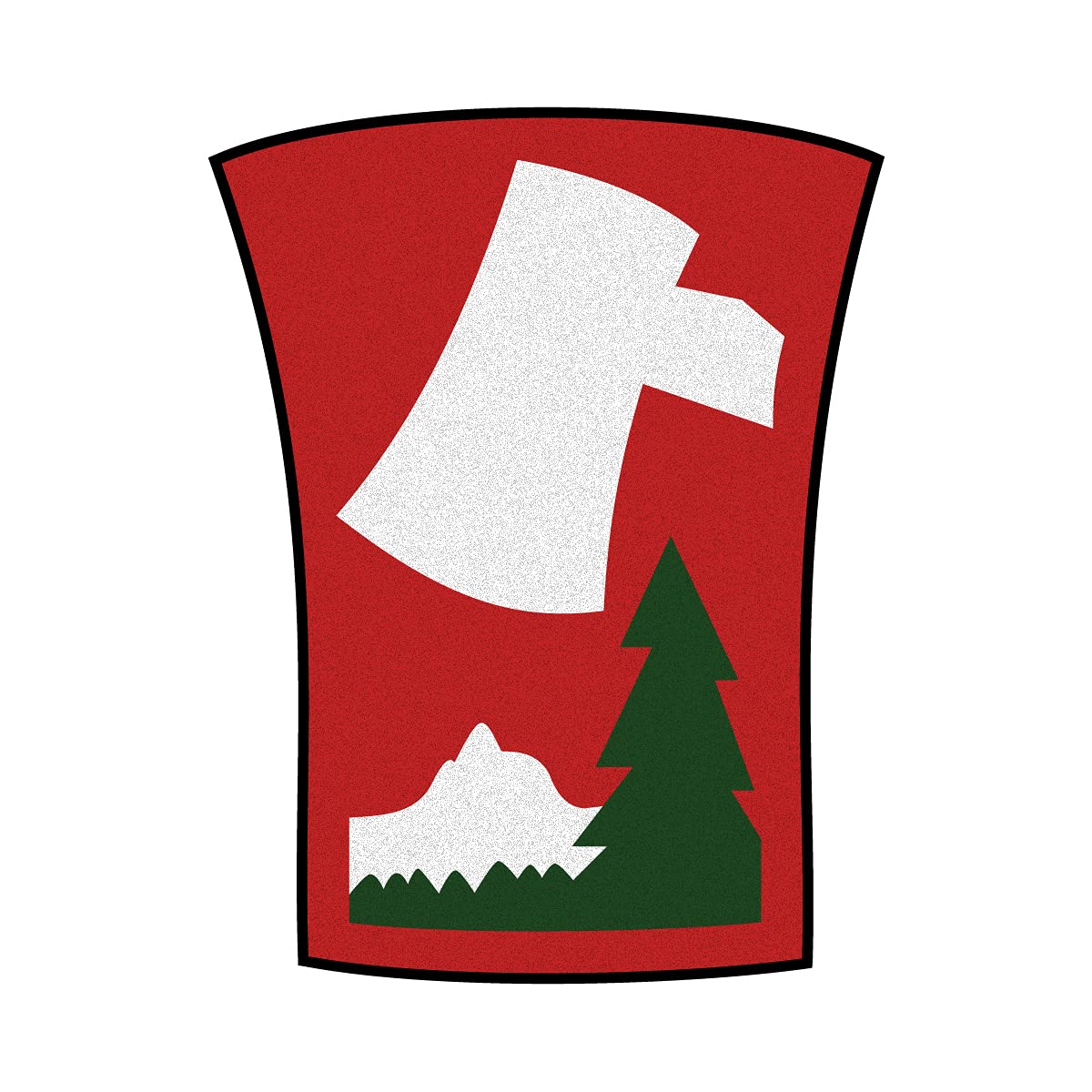 70th Infantry Division US Army SSI 5-Inch Reflective Vinyl Decal - Full Color Military Mug Sticker for Coffee Cups, Tumblers, and Gifts - Perfect for Veterans, Soldiers, and Military Enthusiasts