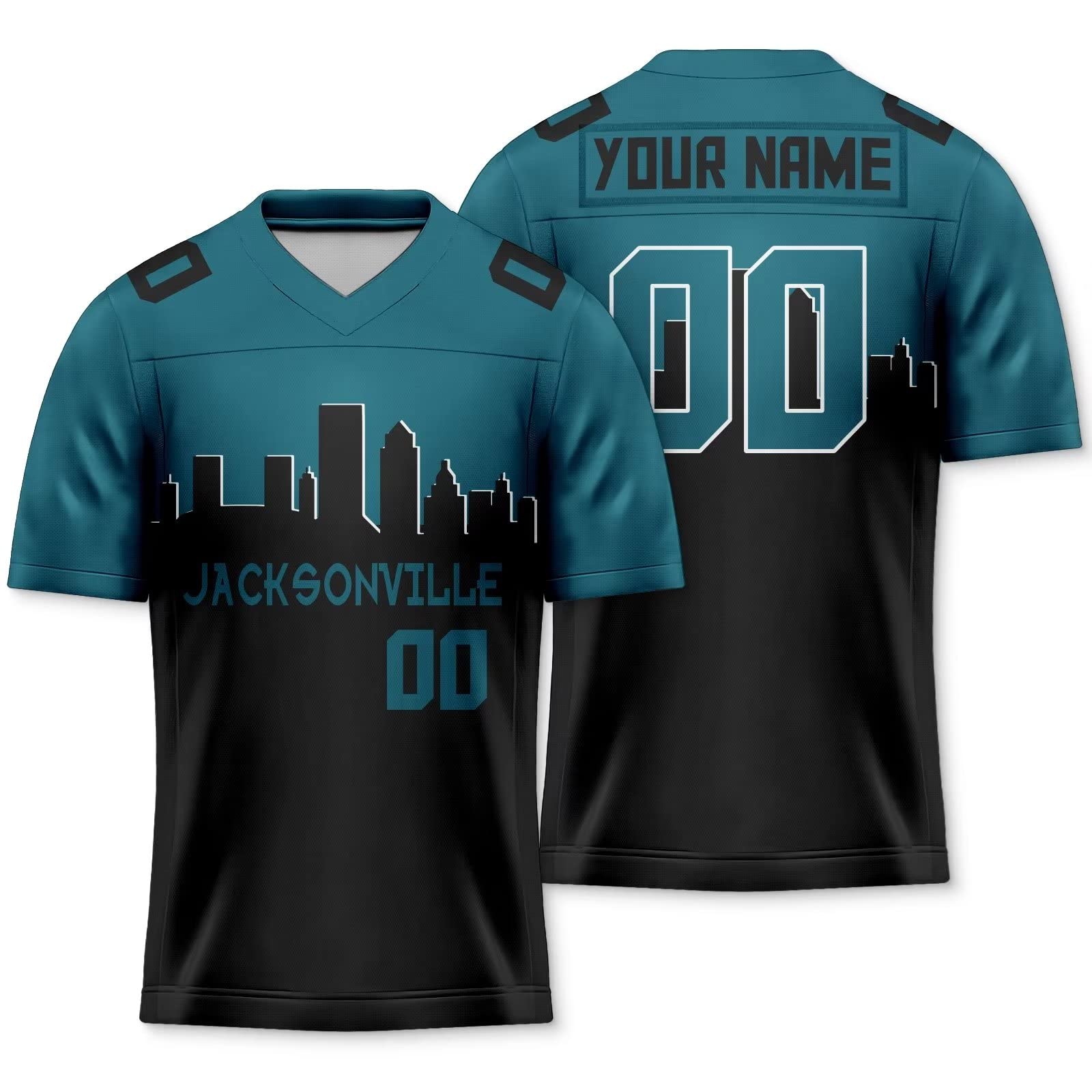 Custom Personalized Football City Jersey Shirt for Men, Women & Youth - Add Your Name & Number (Sizes S-5XL) - Perfect for Games, Gifts & Fan Support