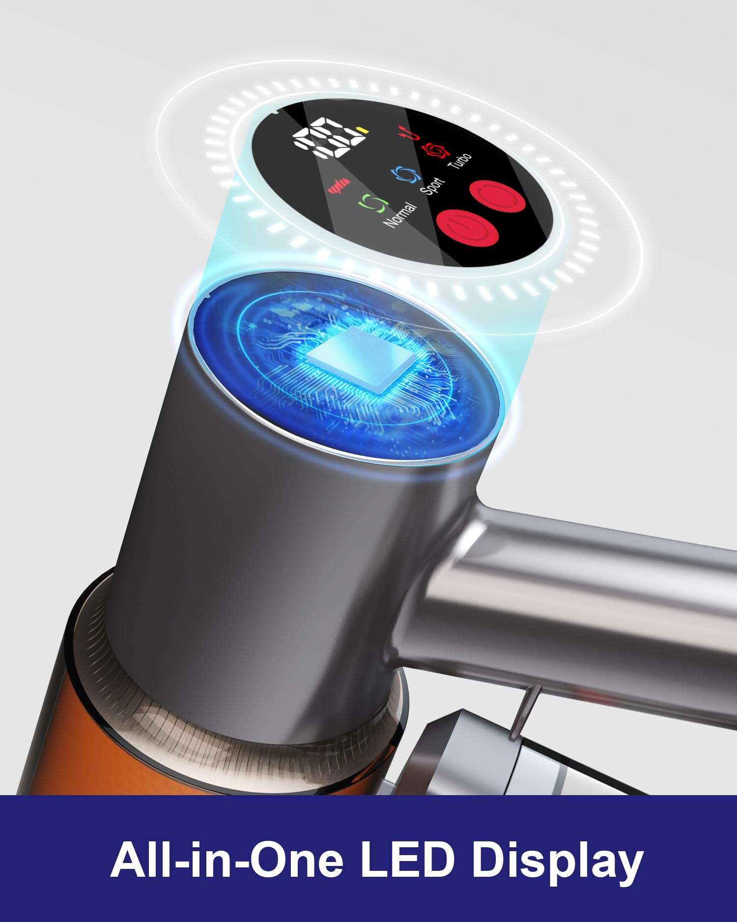 **Powerful Cordless Vacuum Cleaner with 2 Batteries - 120 Mins Runtime, 45KPa 550W, Anti-Tangle & Self-Standing Design, 1.5L Dust Cup - Ideal for Pet Hair, Carpets & Hardwood Floors - Perfect for Home Cleaning & Quick Pickups**