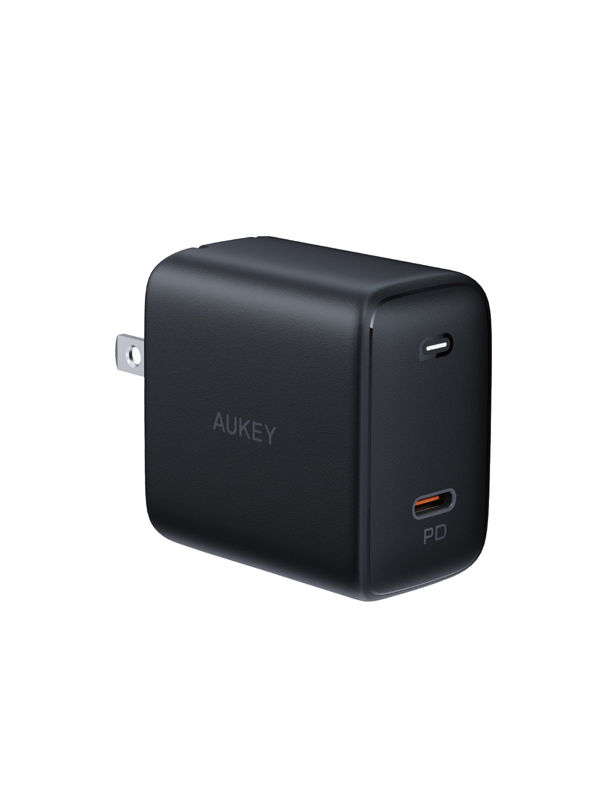 AUKEY PA F4 45W PD Fast Wall Charger - USB C Power Adapter for iPhone 15/14/13, Samsung Galaxy, iPad, MacBook - Perfect for Travel, Home & Office Use