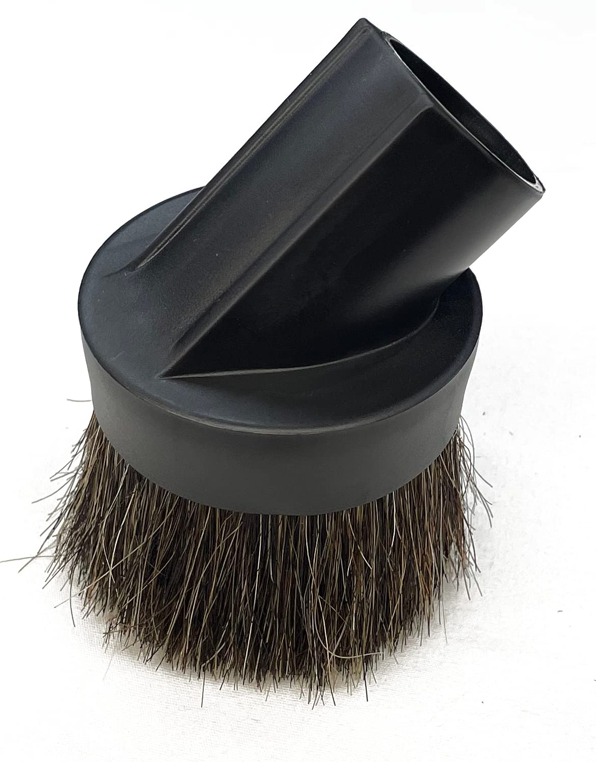 WesselWerk 2.8-inch Soft Natural Bristle Dust Brush Vacuum Attachment - Perfect for Furniture, Car Interiors & Hard-to-Reach Areas Cleaning
