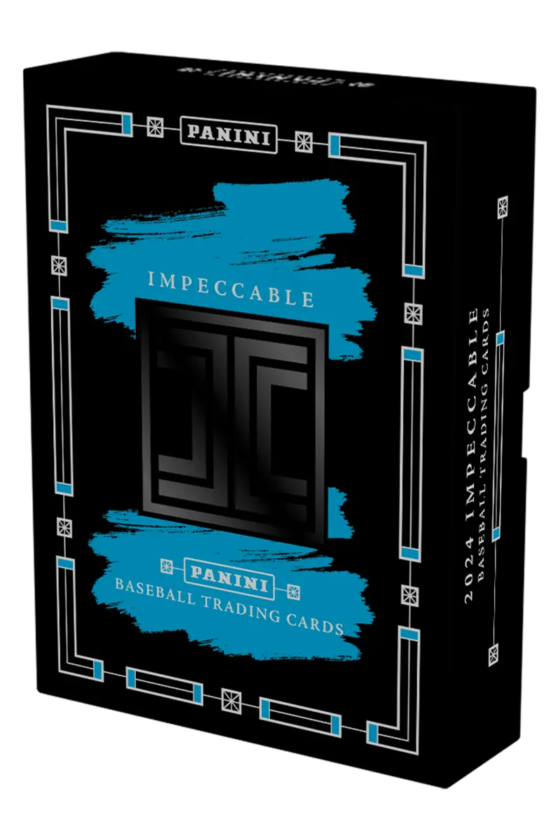 2024 Panini Impeccable Baseball Trading Card Box - Premium Collectible Cards for MLB Fans & Sports Memorabilia Collectors - Perfect for Trading, Investing, and Displaying in Your Collection