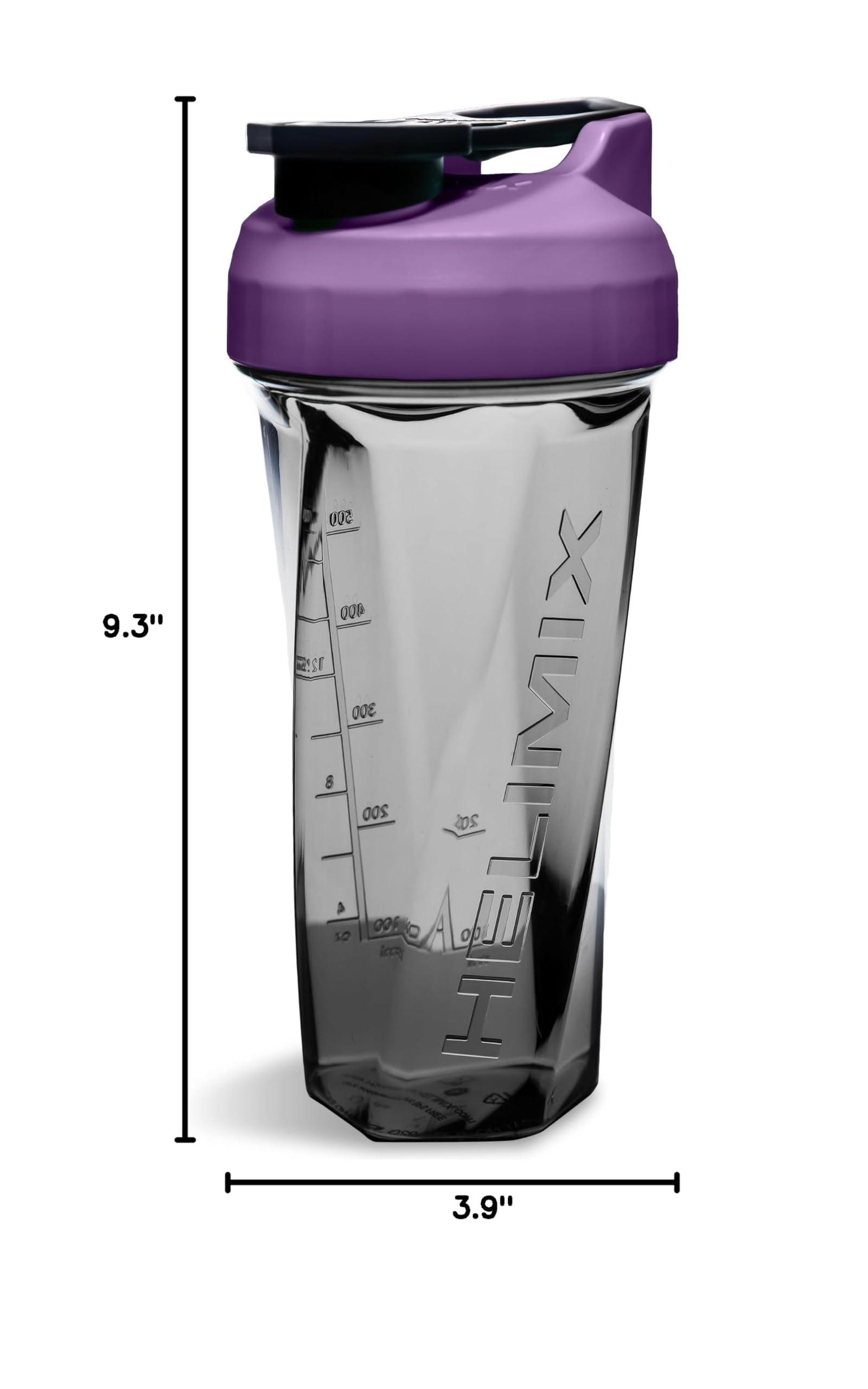 HELIMIX 2.0 Vortex Blender Shaker Bottle - 28oz BPA-Free Protein Shaker Cup for Gym, Workouts & Travel | Mixes Protein Powder, Smoothies & Cocktails | No Blending Ball Needed | Dishwasher Safe | Made in USA | Perfect for Pre-Workout, Post-Workout & On-The-Go Nutrition