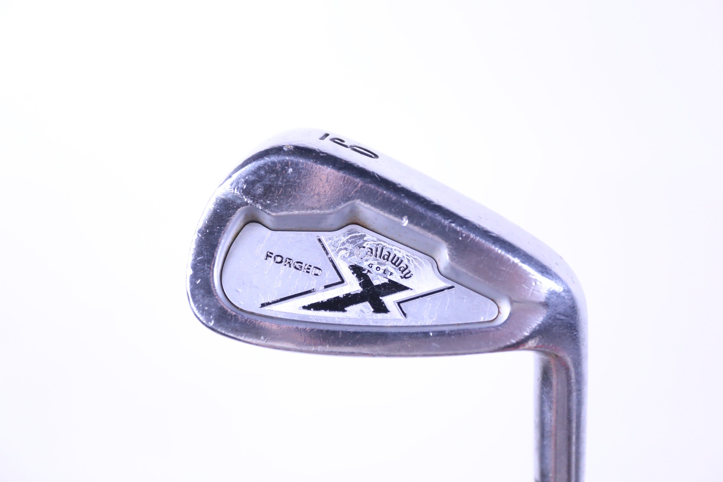 Used Callaway X Forged 9 Iron Golf Club - Right Handed, Extra Stiff Flex Steel Shaft - Perfect for High Handicap Players & Driving Range Practice