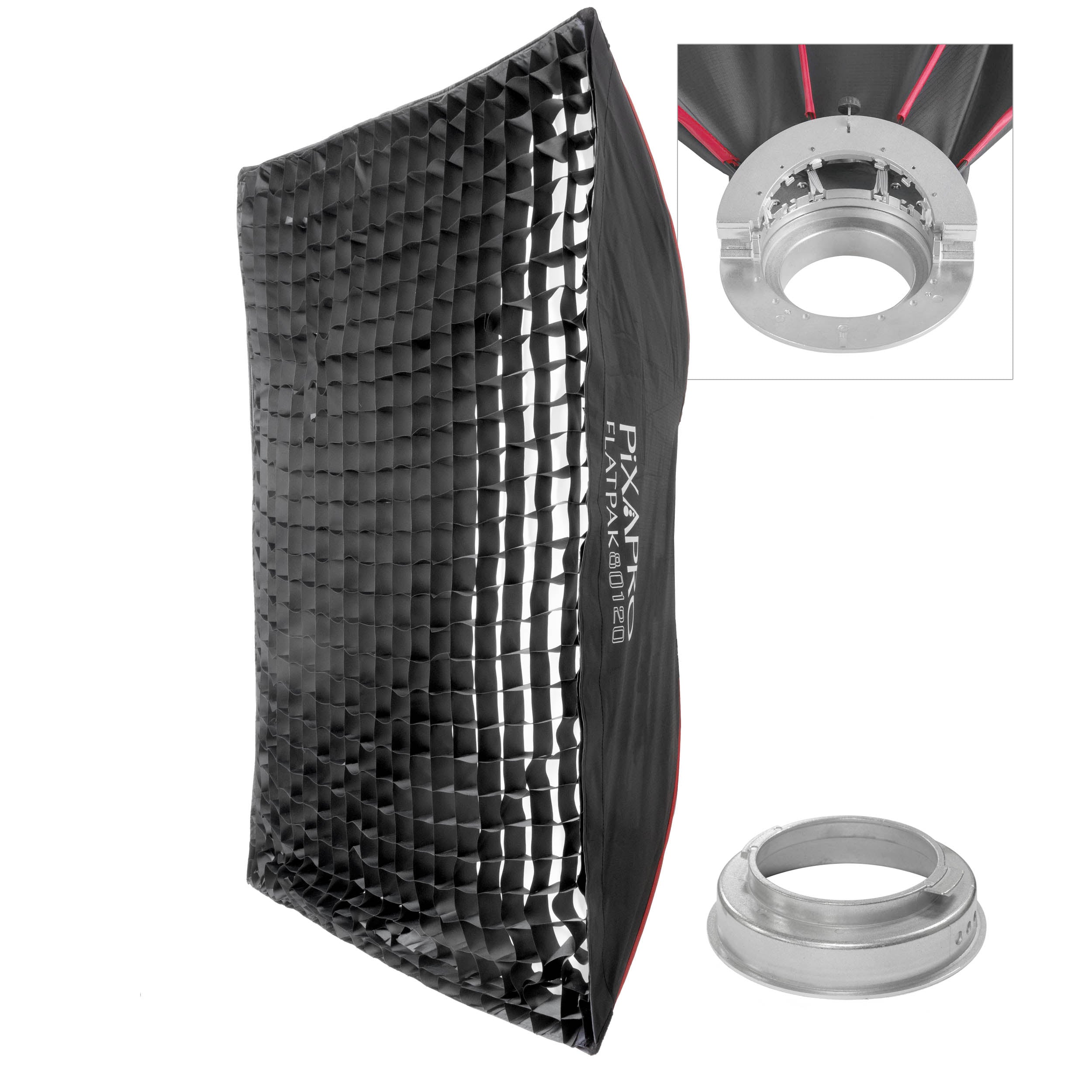 80x120cm Portable Rectangular FlatPak Strobe Softbox (Patented Design) - Professional Photography Lighting for Studio, Portrait, and Product Shoots