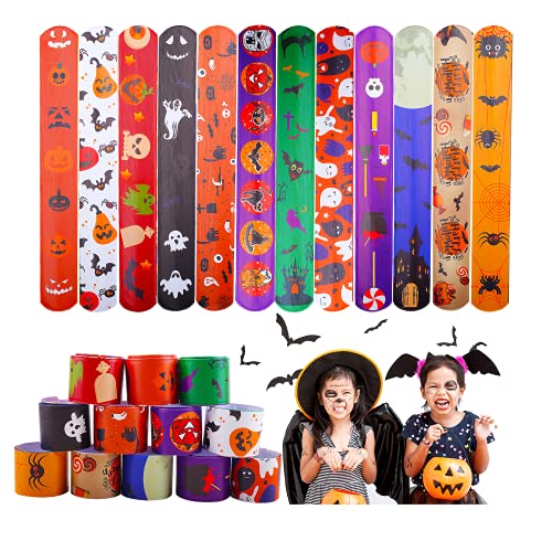 Halloween Slap Bracelets-36pcs