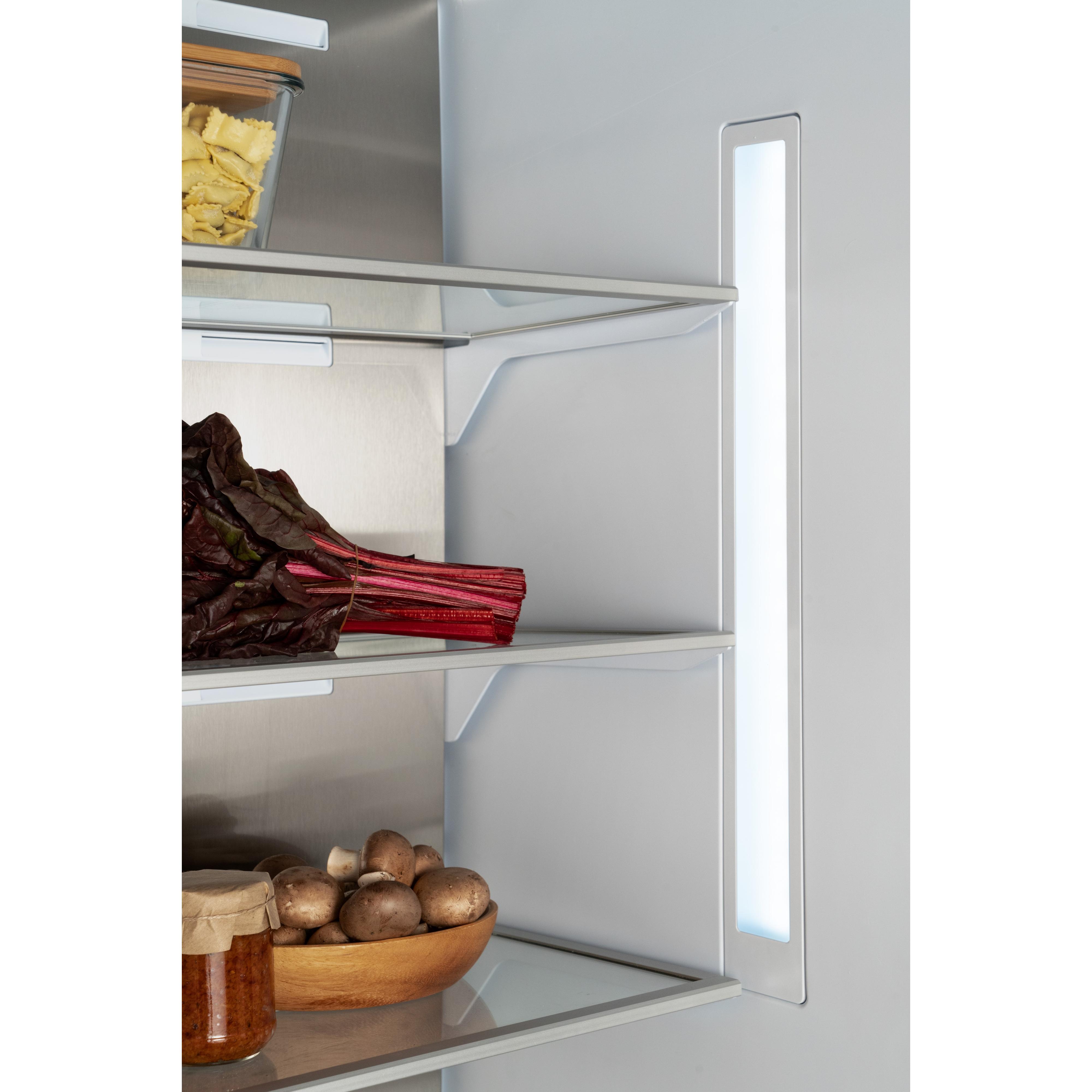 Bertazzoni 30 Inch Built-In All Refrigerator - 16.7 cu.ft Capacity, LED Interior Lighting, Stainless Steel (Model REF30RCBPNV) - Perfect for Modern Kitchens, Restaurants & Open-Concept Living Spaces