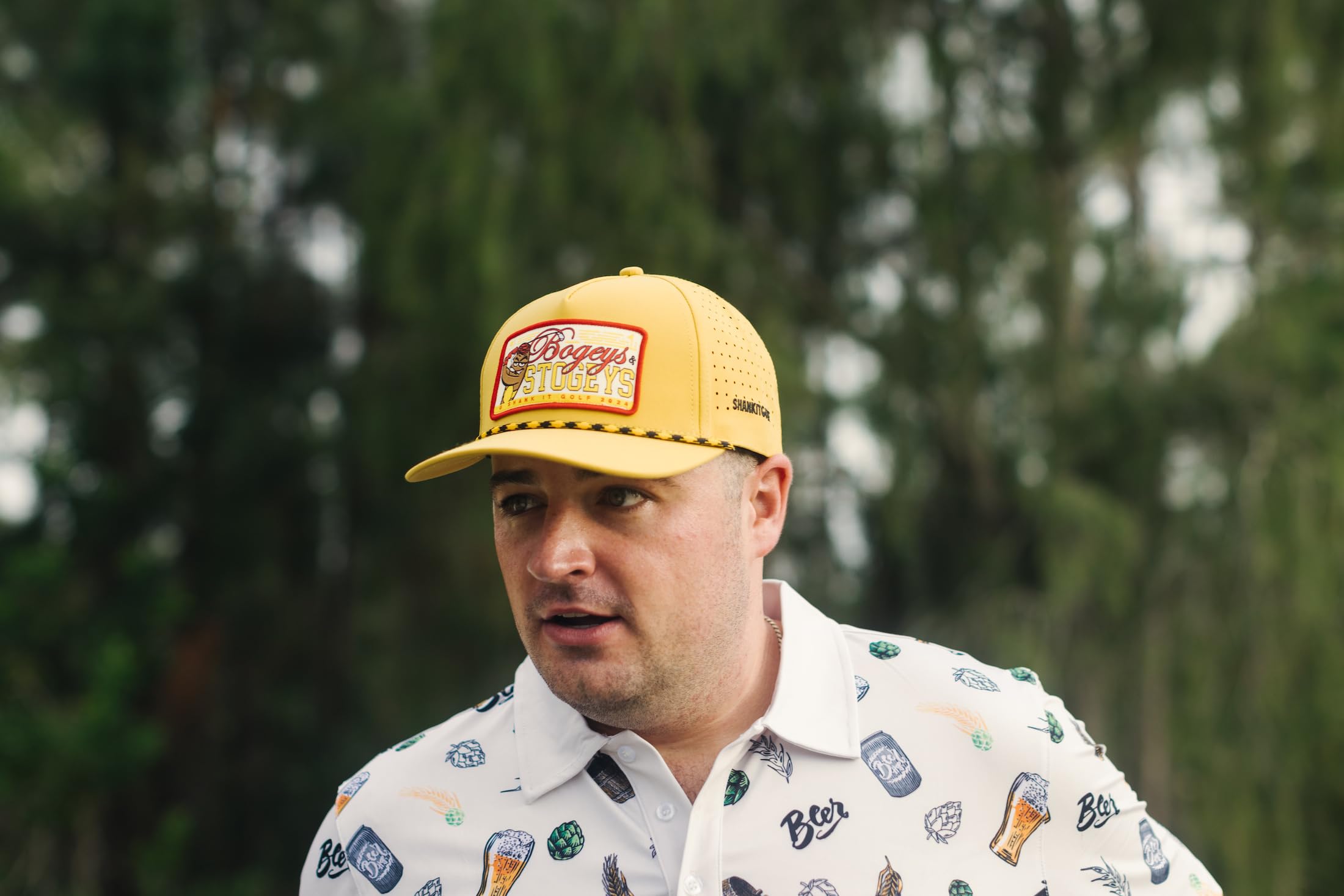 SHANKITGOLF Funny Golf Hat for Men & Women - Adjustable Baseball Cap with Cool Designs - Perfect for Golf Courses, Driving Range & Casual Wear