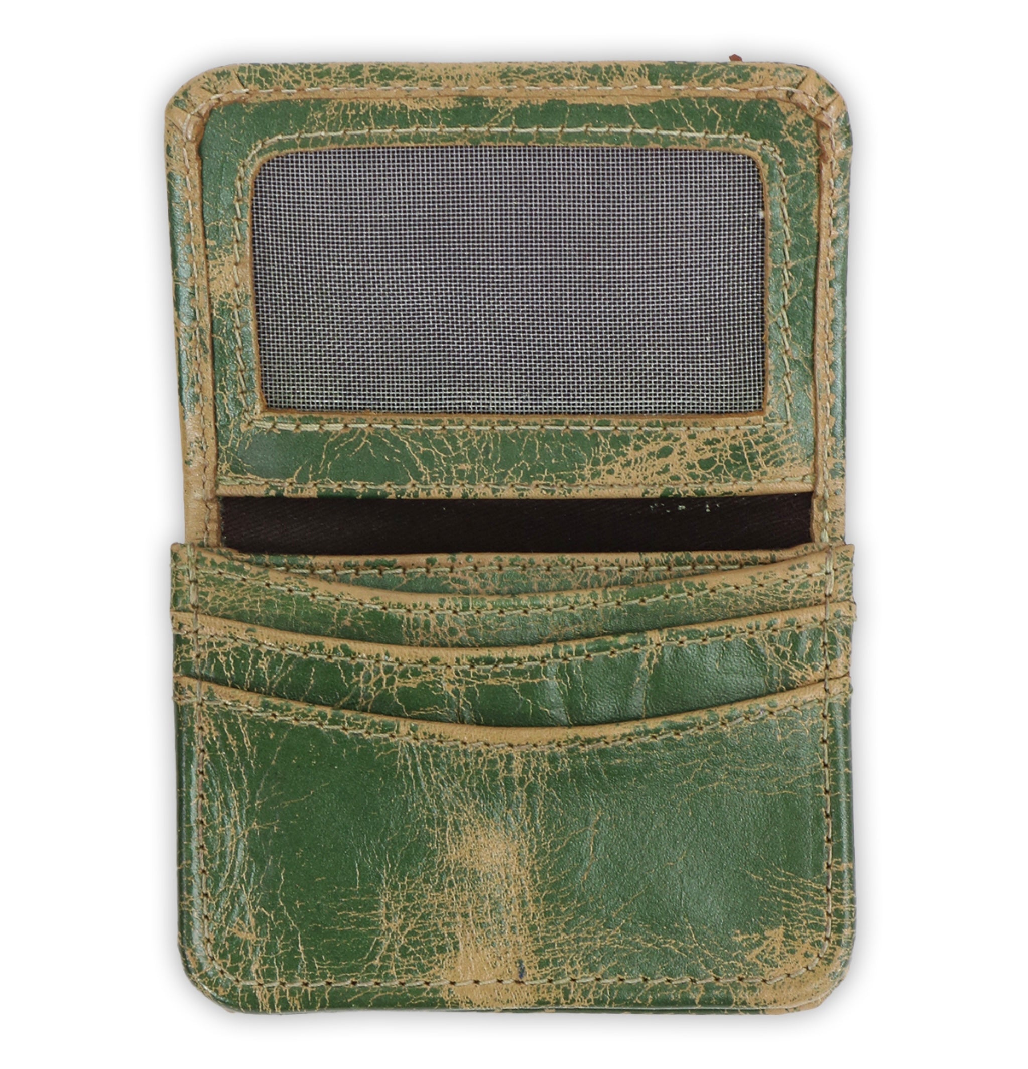 Bed|Stu Genuine Leather Wallet for Men - Slim Bifold RFID Blocking Credit Card Holder - Perfect for Everyday Use, Travel & Business