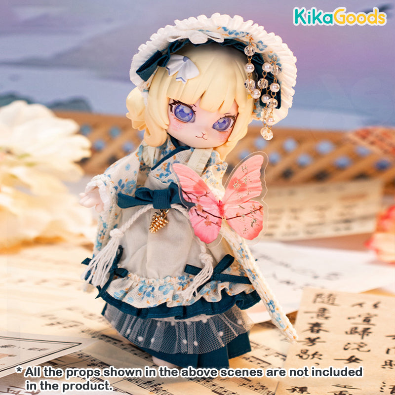 1/12 BJD Doll Clothes Set - Dessert Series Woad Bubbles Outfit for Ball Jointed Dolls | Perfect for Photoshoots, Tea Parties & Collectors