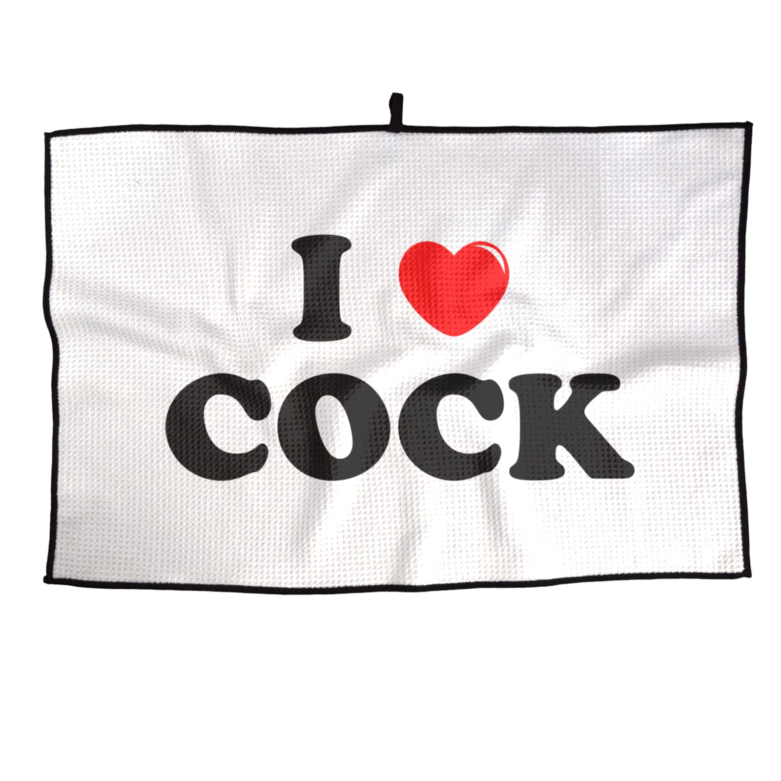 I Love Cock Golf Towel - Premium Microfiber Quick-Dry Sports Towel for Golf Clubs, Gym & Workout - Perfect for Golfers, Athletes & Fitness Enthusiasts