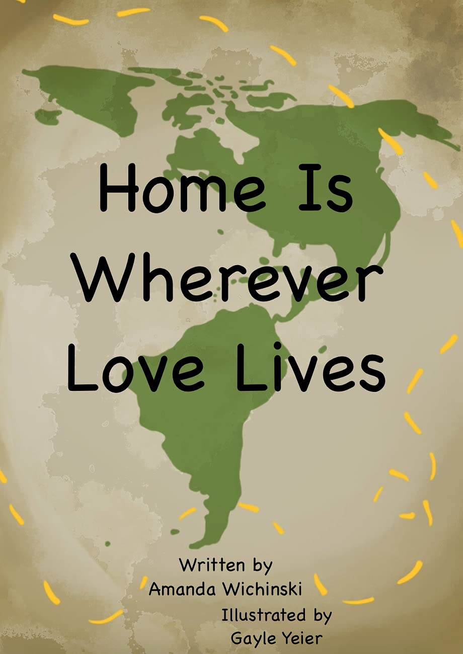 Home Is Wherever Love Lives - Heartwarming Wall Art for Living Room, Bedroom & Office Decor - Perfect Housewarming Gift for Family & Friends
