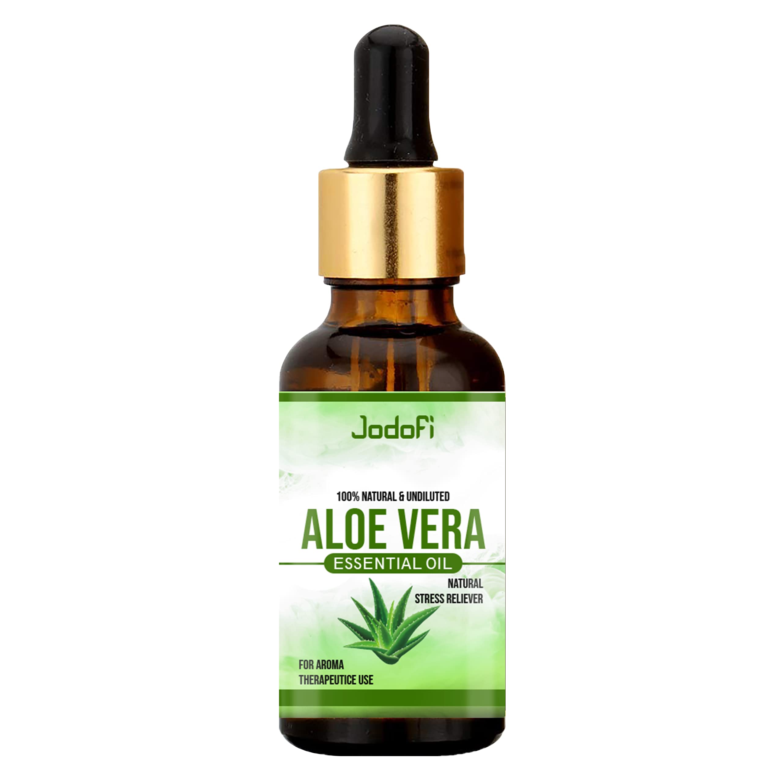 Jodofi Pure Aloe Vera Oil for Skin & Hair - 10ml Bottle - Natural Moisturizer for Dry Skin, Scalp Care & After Sun Relief - Perfect for Face, Body & Hair Treatments