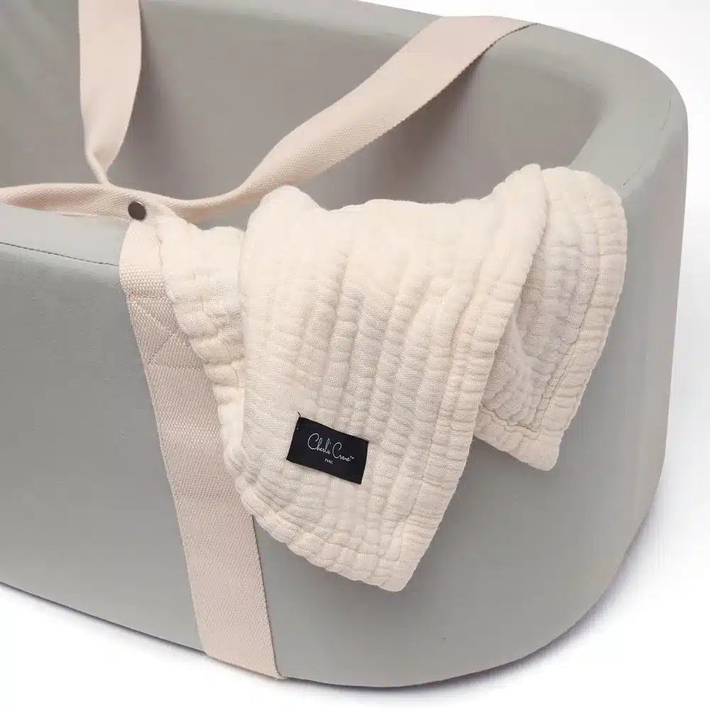 Charlie Crane Doli Blanket - Soft & Cozy Baby Blanket for Newborns & Toddlers | Perfect for Nursery, Stroller & Travel | Hypoallergenic & Machine Washable