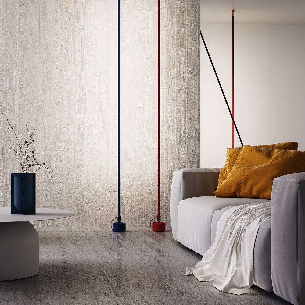 Modern Elastica Arbitrary Floor Lamp - Adjustable Height LED Standing Light for Living Room, Bedroom, or Office - Perfect for Reading, Working, and Ambient Lighting