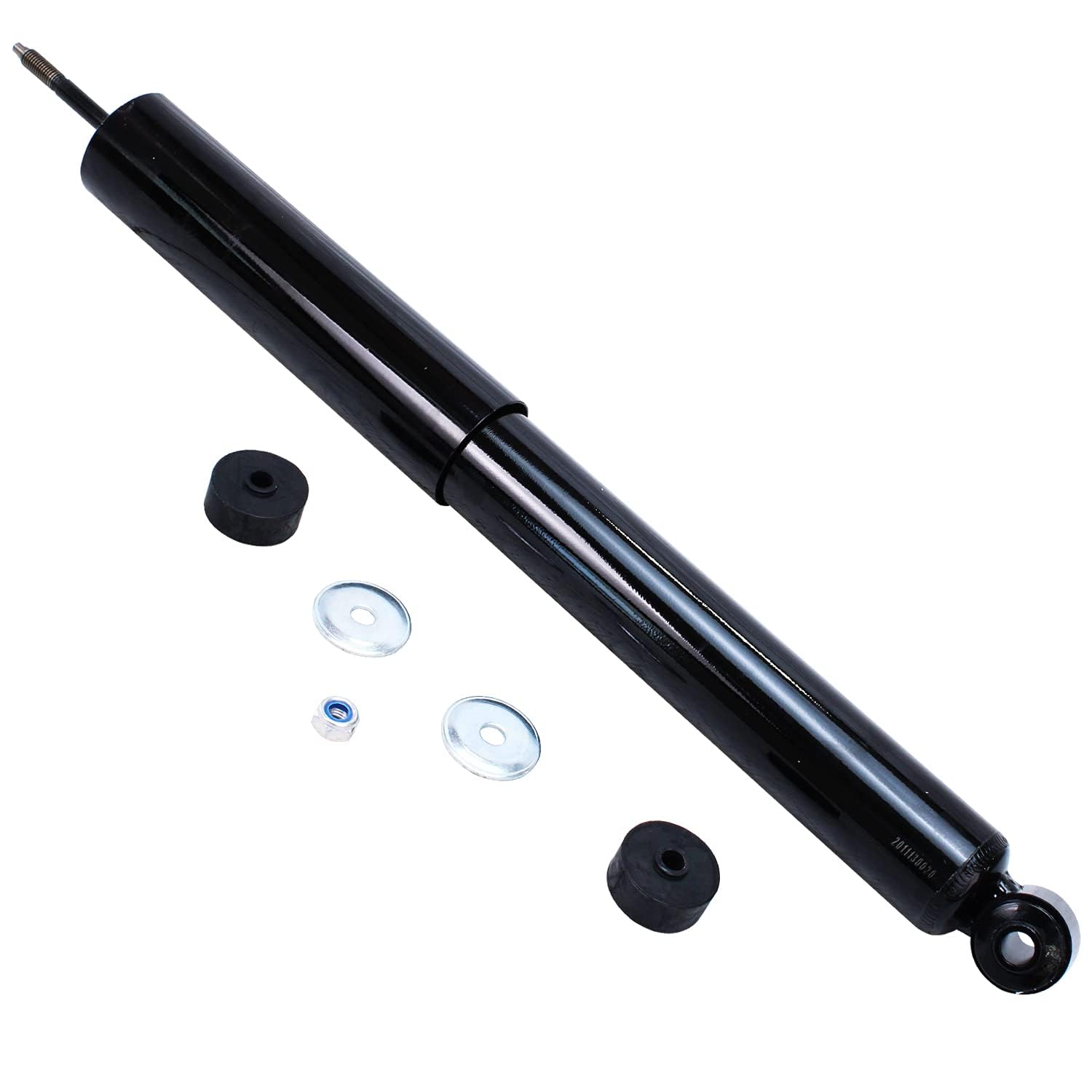 Detroit Axle Front & Rear Shock Absorbers for 2007-2017 Jeep Wrangler JK - Complete 4-Piece Suspension Kit (Fits 2008-2016 Models) - Off-Road & Daily Driving Replacement Shocks