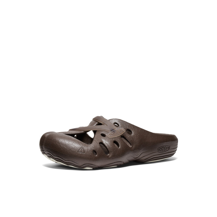 Unisex Yogeez Clogs by Pilgrim Surf + Supply - Chocolate Brown & Whisper White | Comfortable Slip-On Shoes for Beach, Pool & Casual Wear