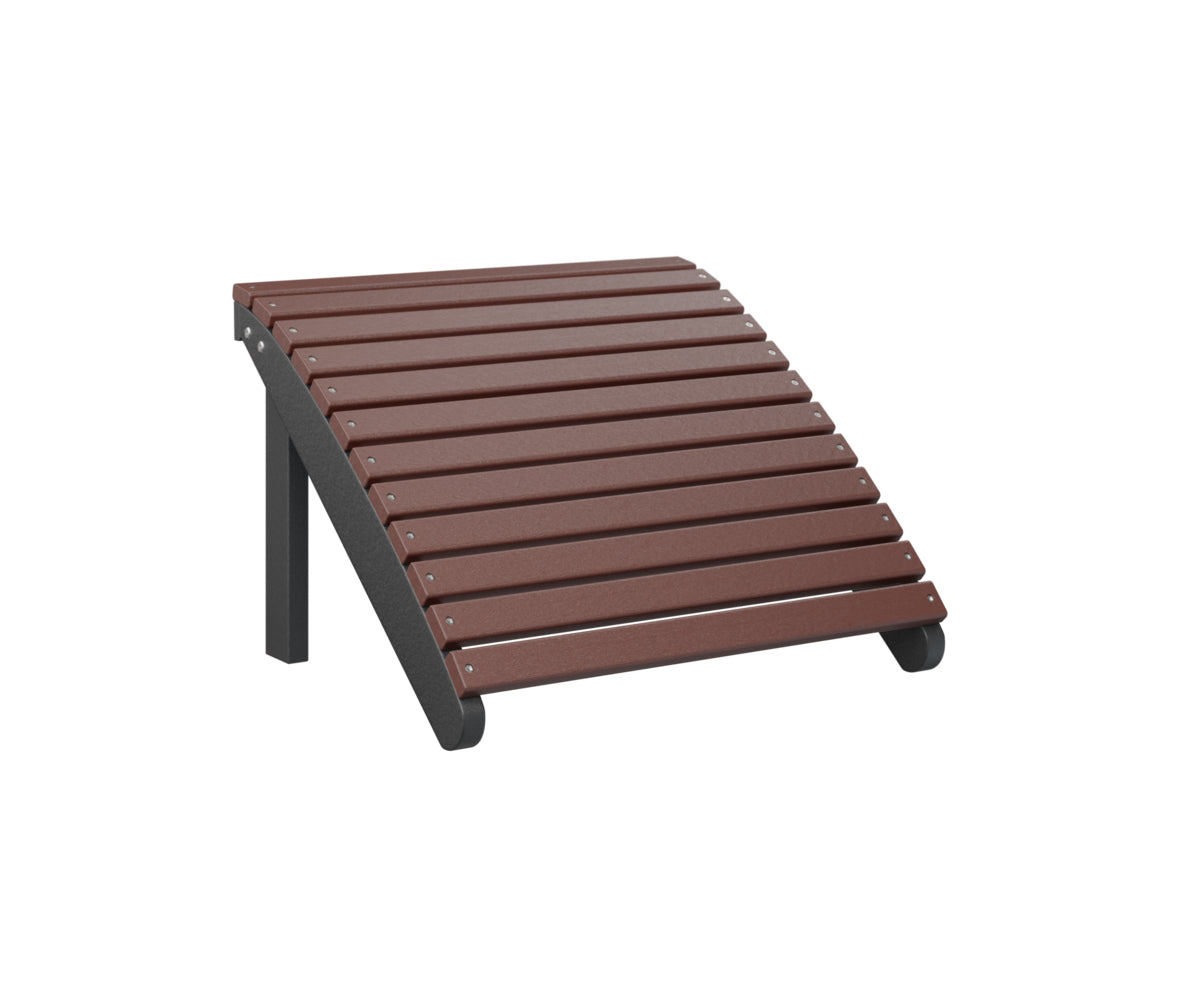 Berlin Gardens Adirondack Footstool - Outdoor Patio Furniture, Durable Weather-Resistant Wooden Ottoman for Deck, Garden & Poolside Relaxation