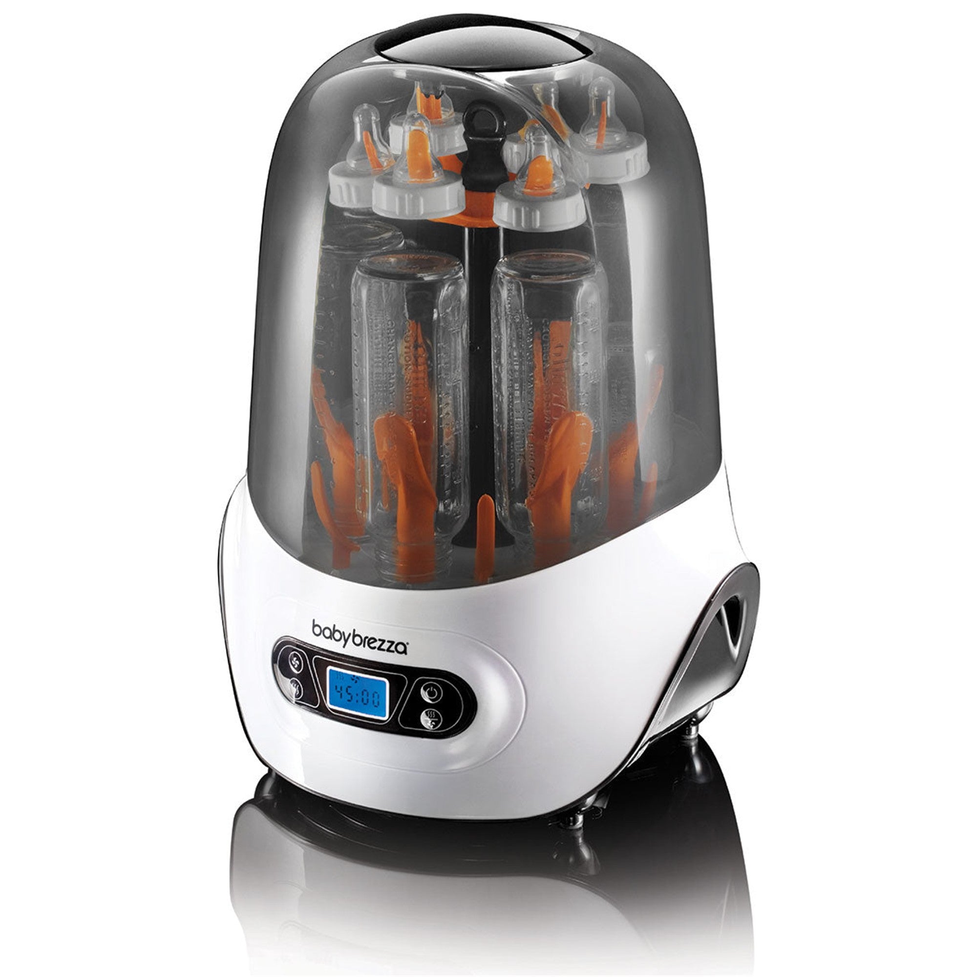 Baby Brezza Steri Dry Steam Sterilizer for Bottles & Pacifiers - Fast 5-Minute Sanitizing for Newborns & Infants | Perfect for Daycare, Travel & Home Use